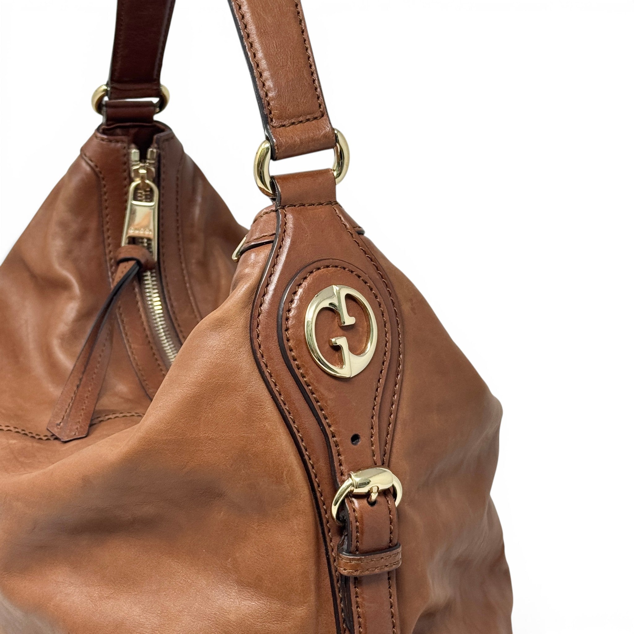 Gucci Brown Miss GG Hobo