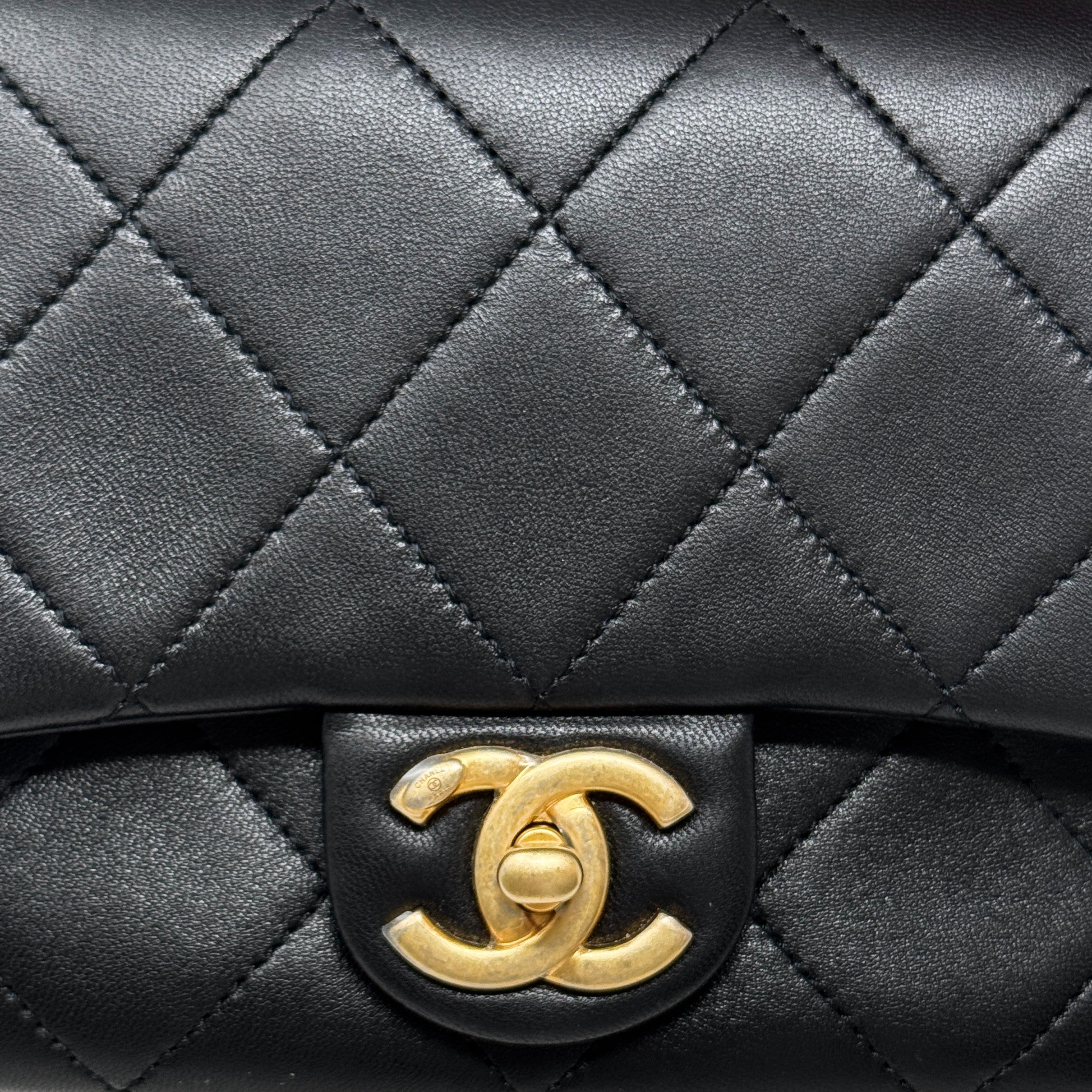 Chanel Black Mini In The Loop Flap