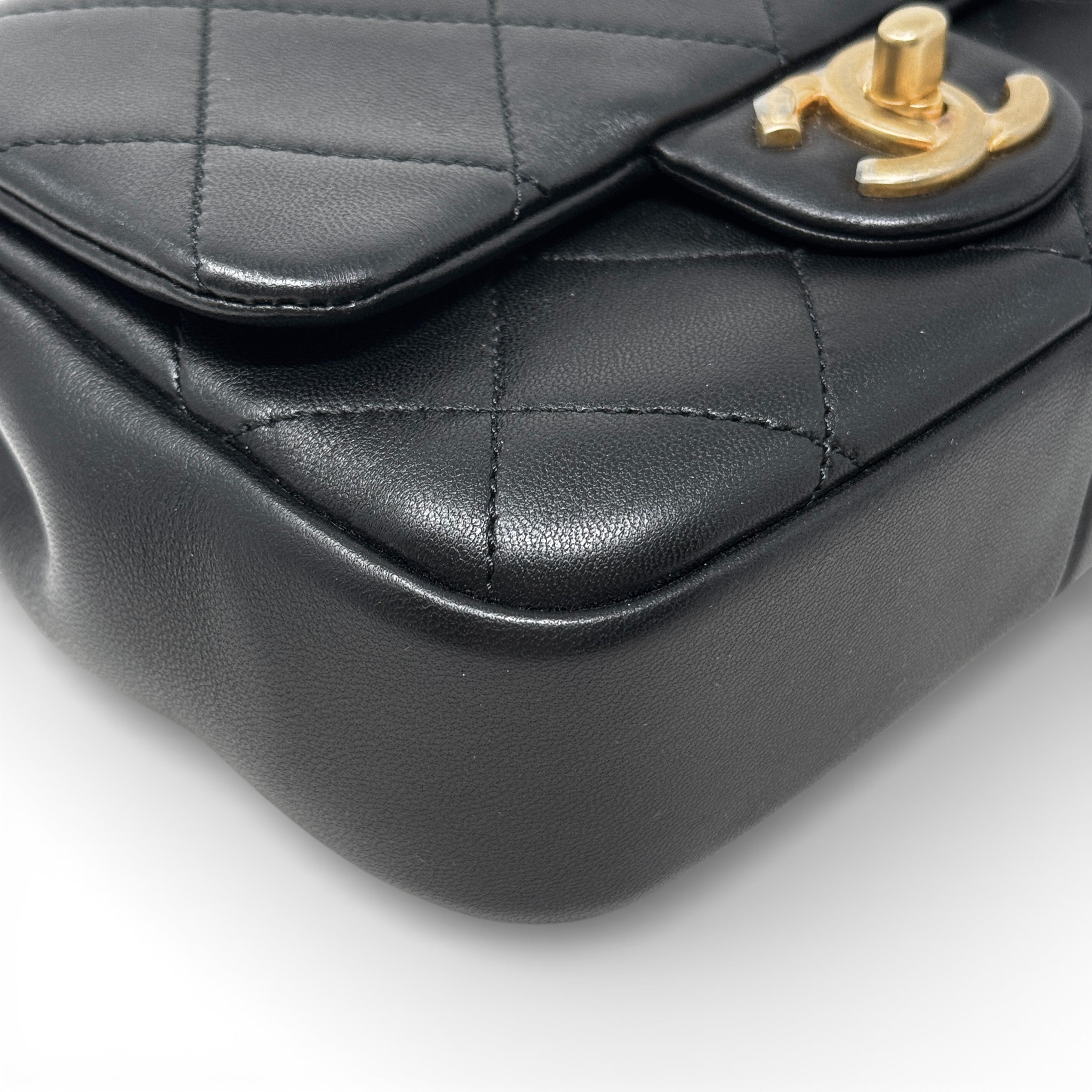 Chanel Black Mini In The Loop Flap