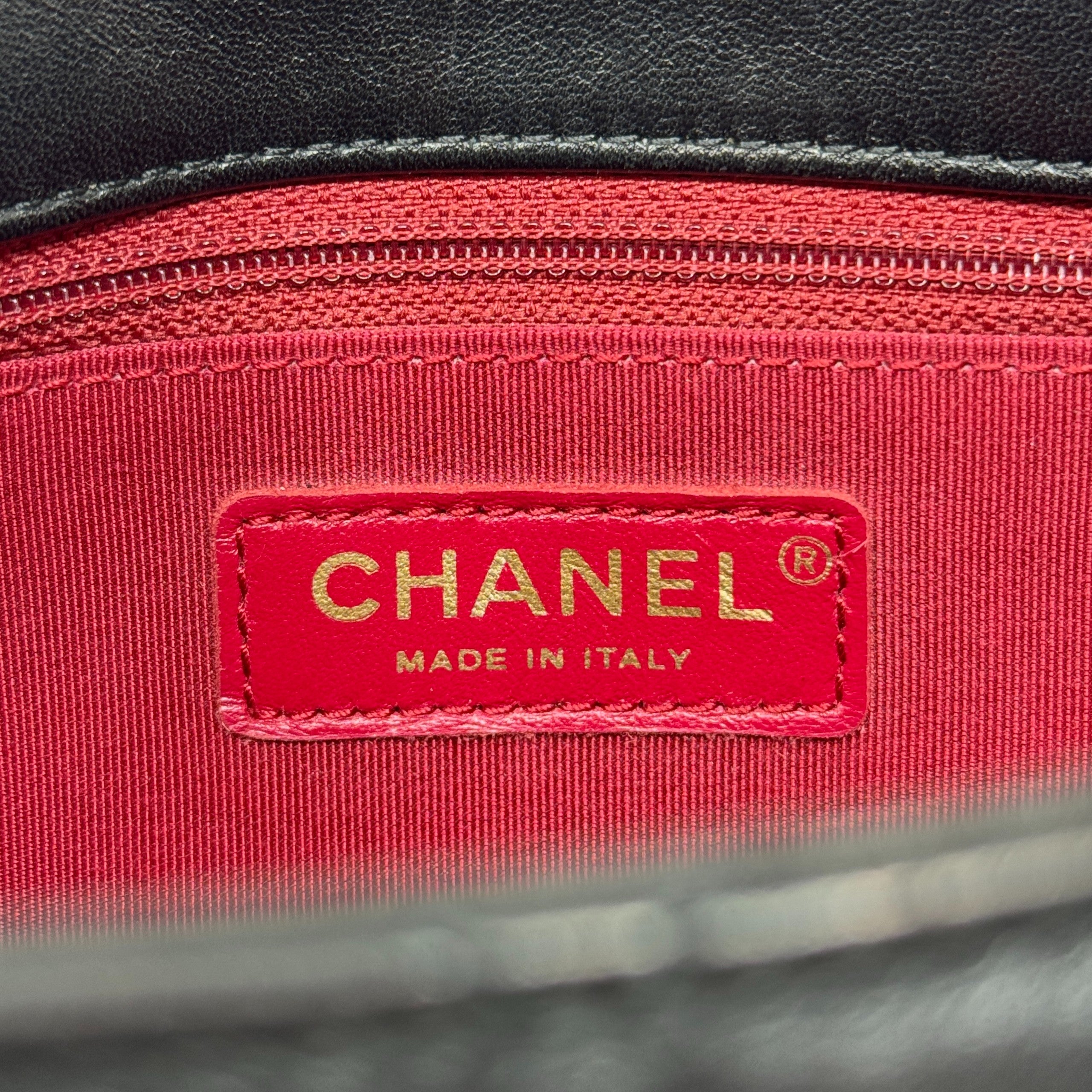 Chanel Black Medium Metal Flap