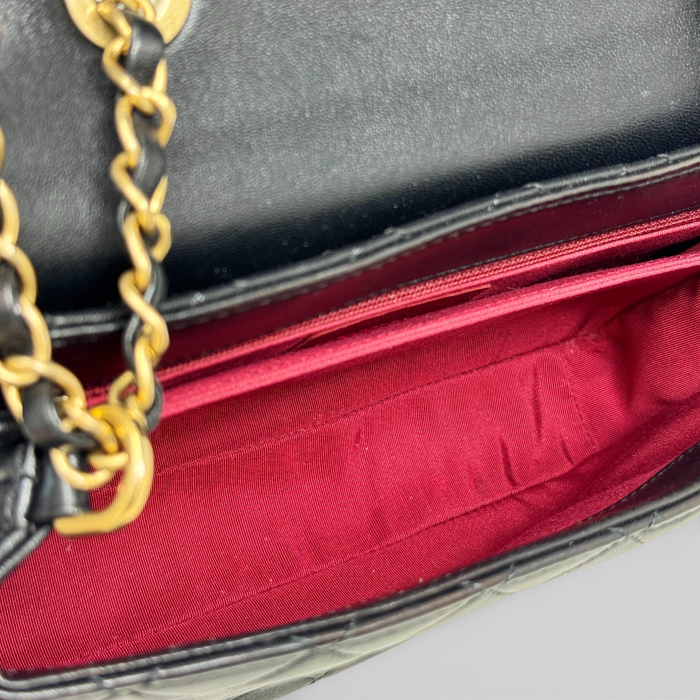 Chanel Black Medium Metal Flap