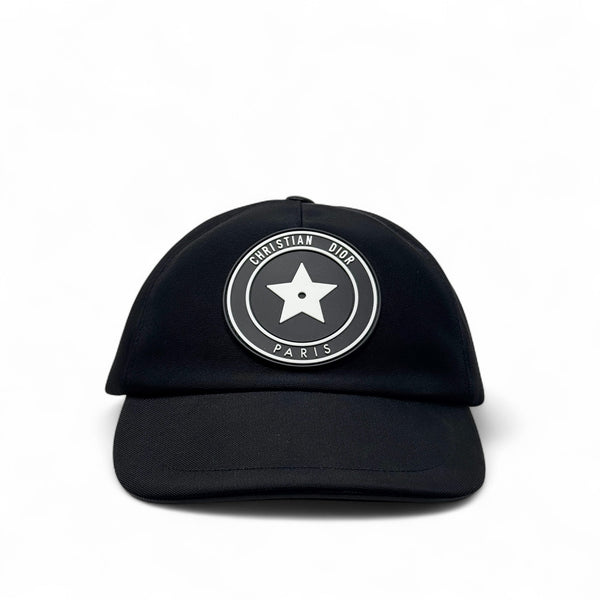 Dior Black Star Logo D-Player Cap | Jadore Couture