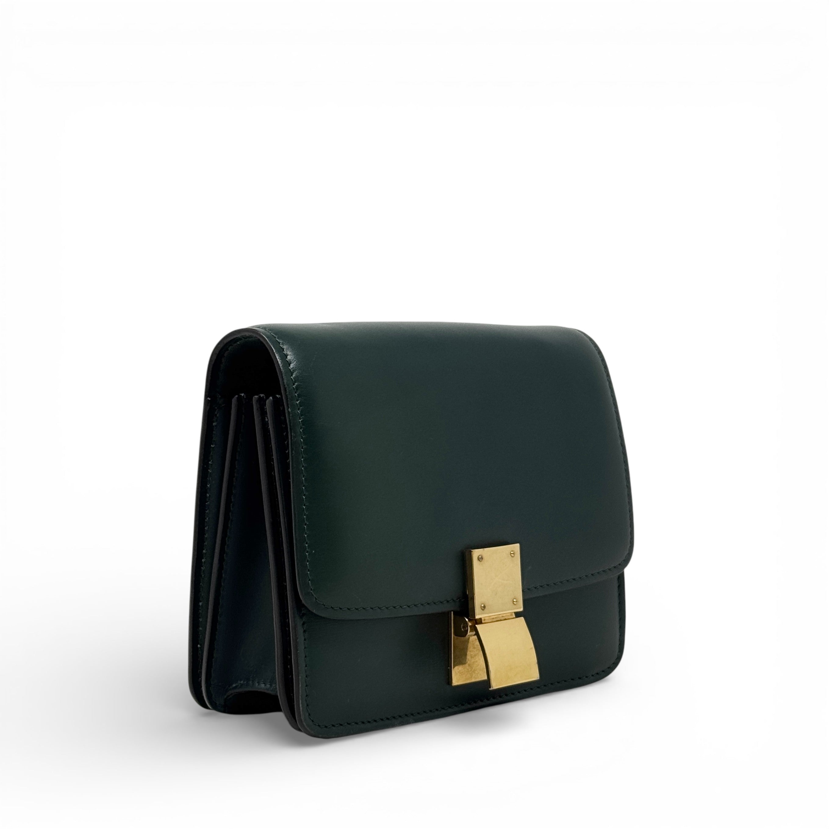 Celine Green Small Box Bag