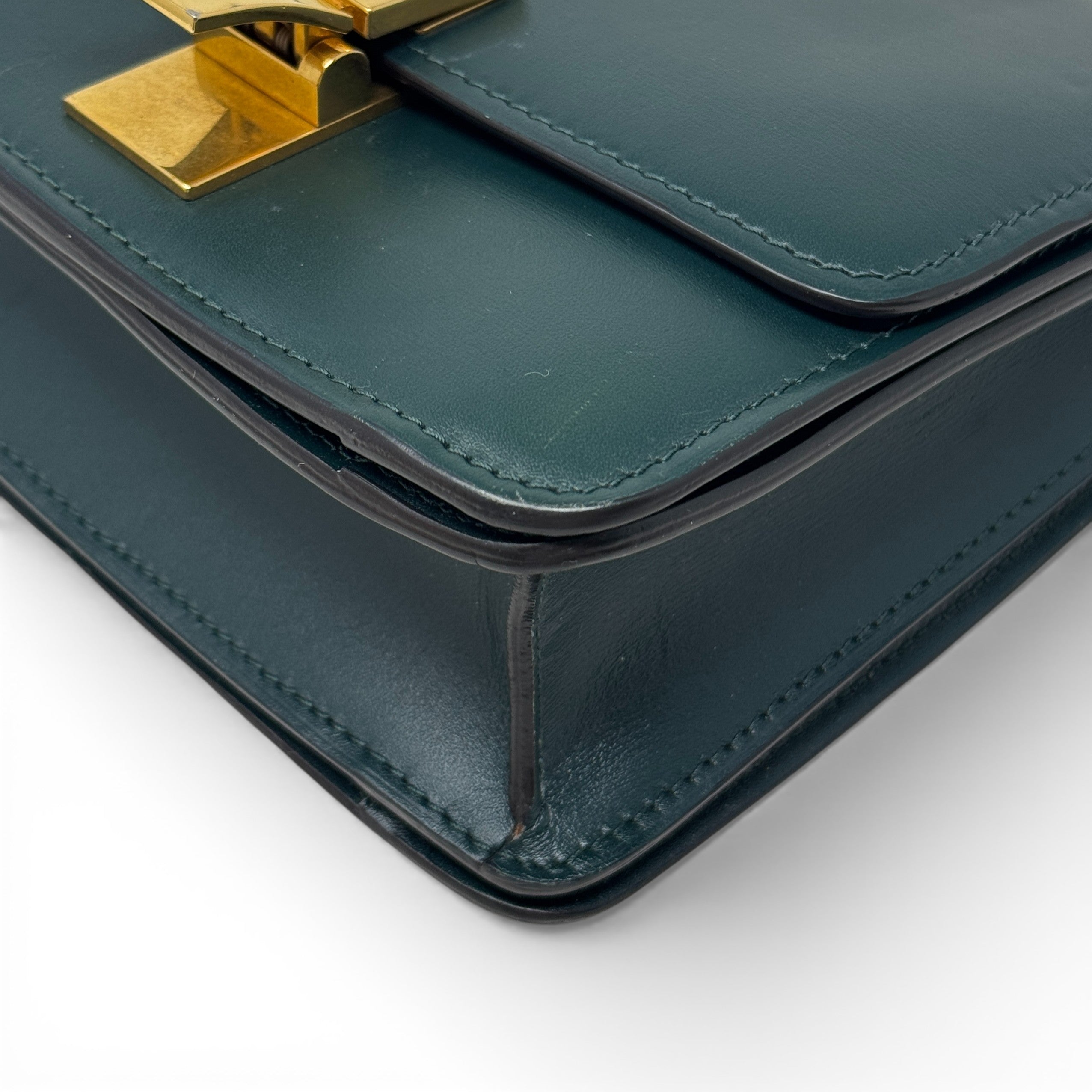 Celine Green Small Box Bag