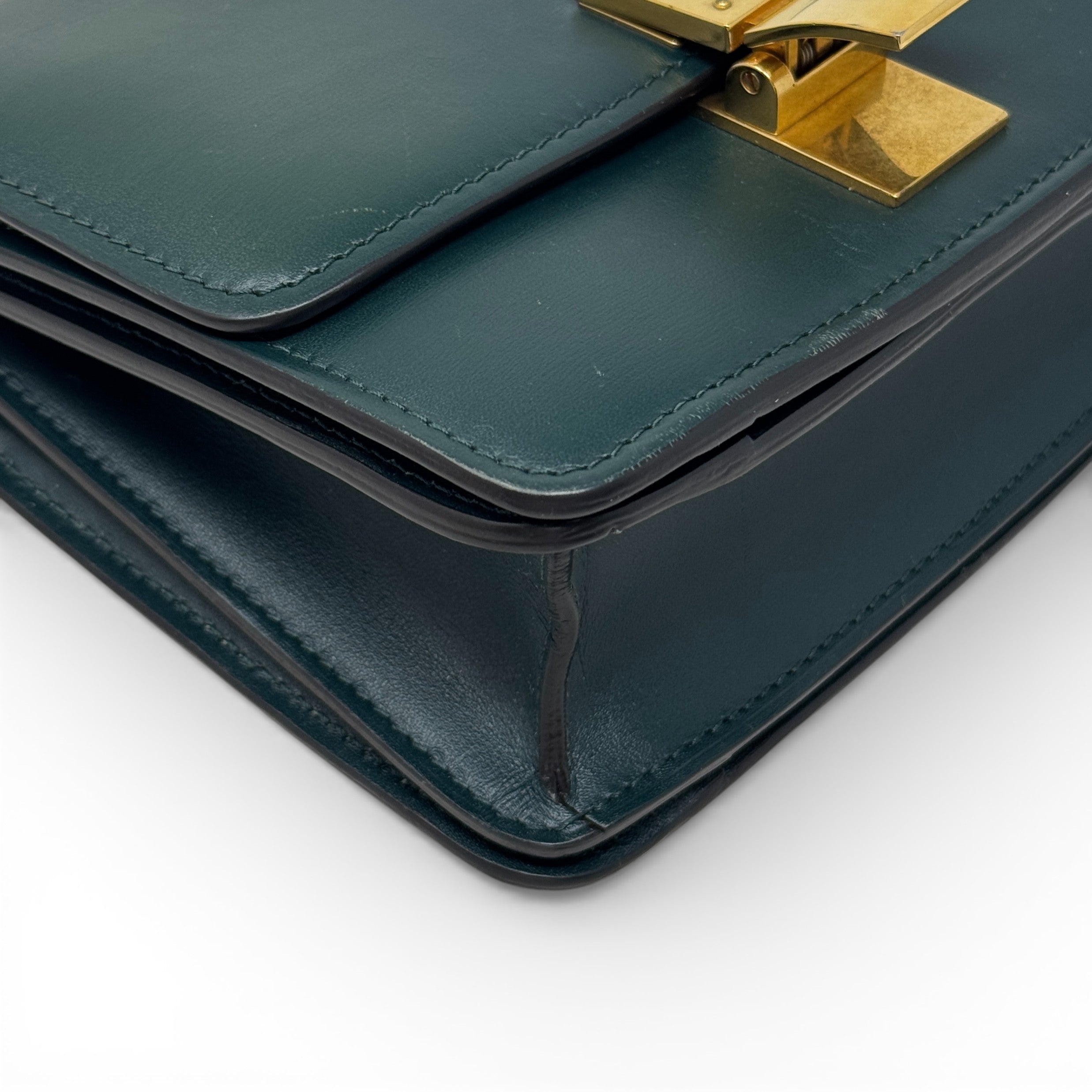 Celine Green Small Box Bag