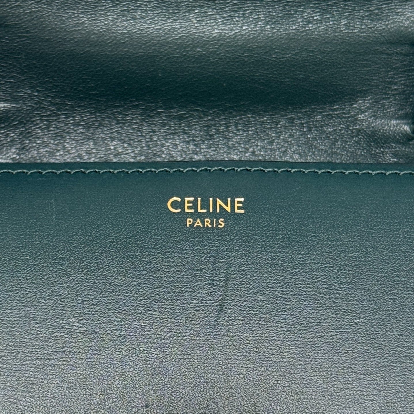 Celine Green Small Box Bag