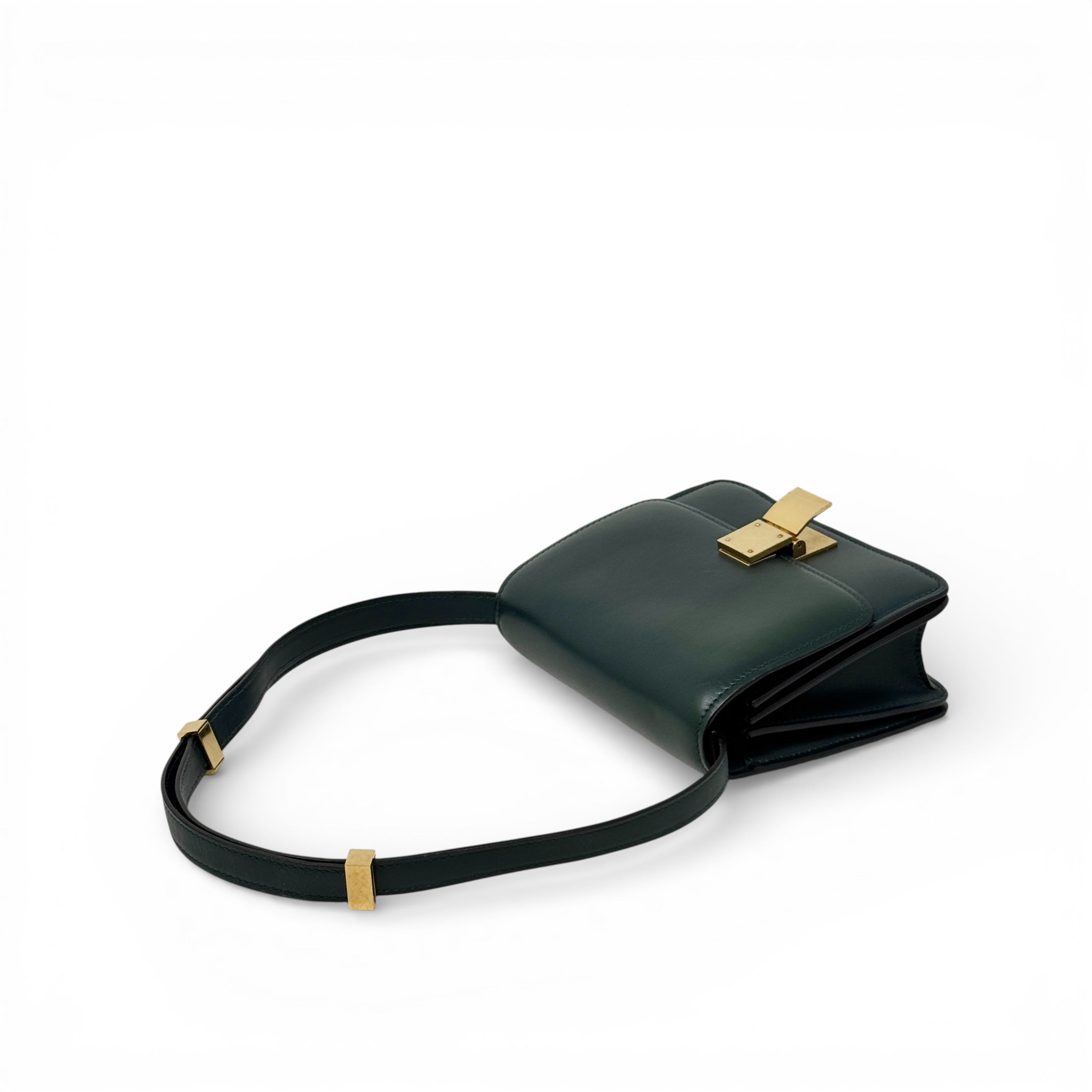 Celine Green Small Box Bag