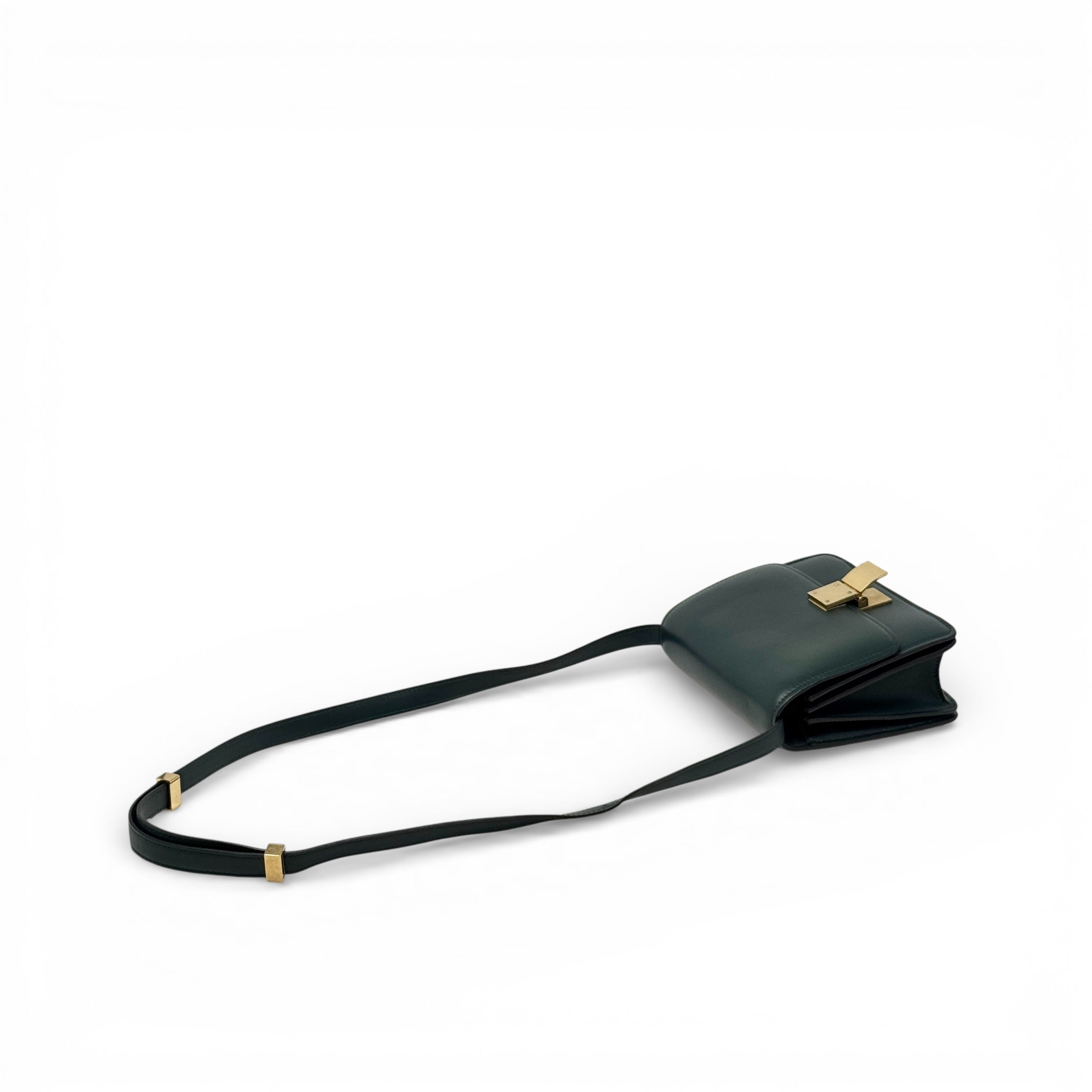 Celine Green Small Box Bag