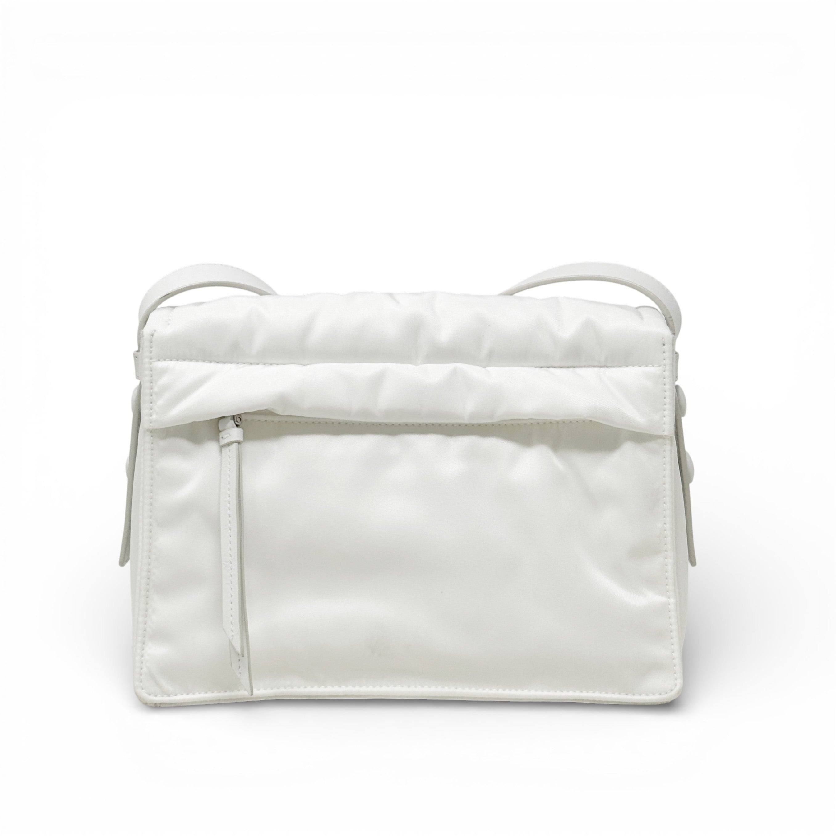 Prada White Re-Nylon Crossbody Bag