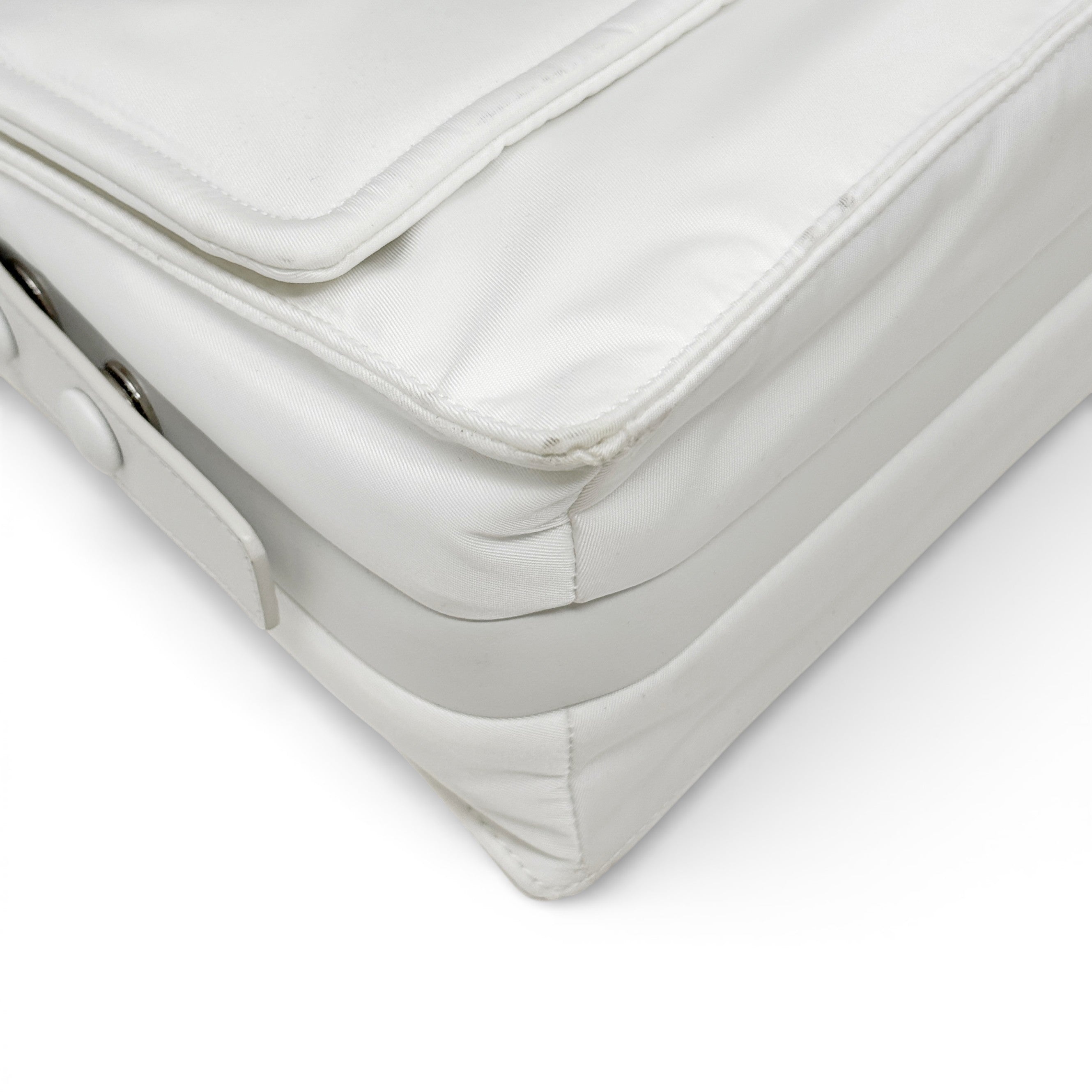 Prada White Re-Nylon Crossbody Bag
