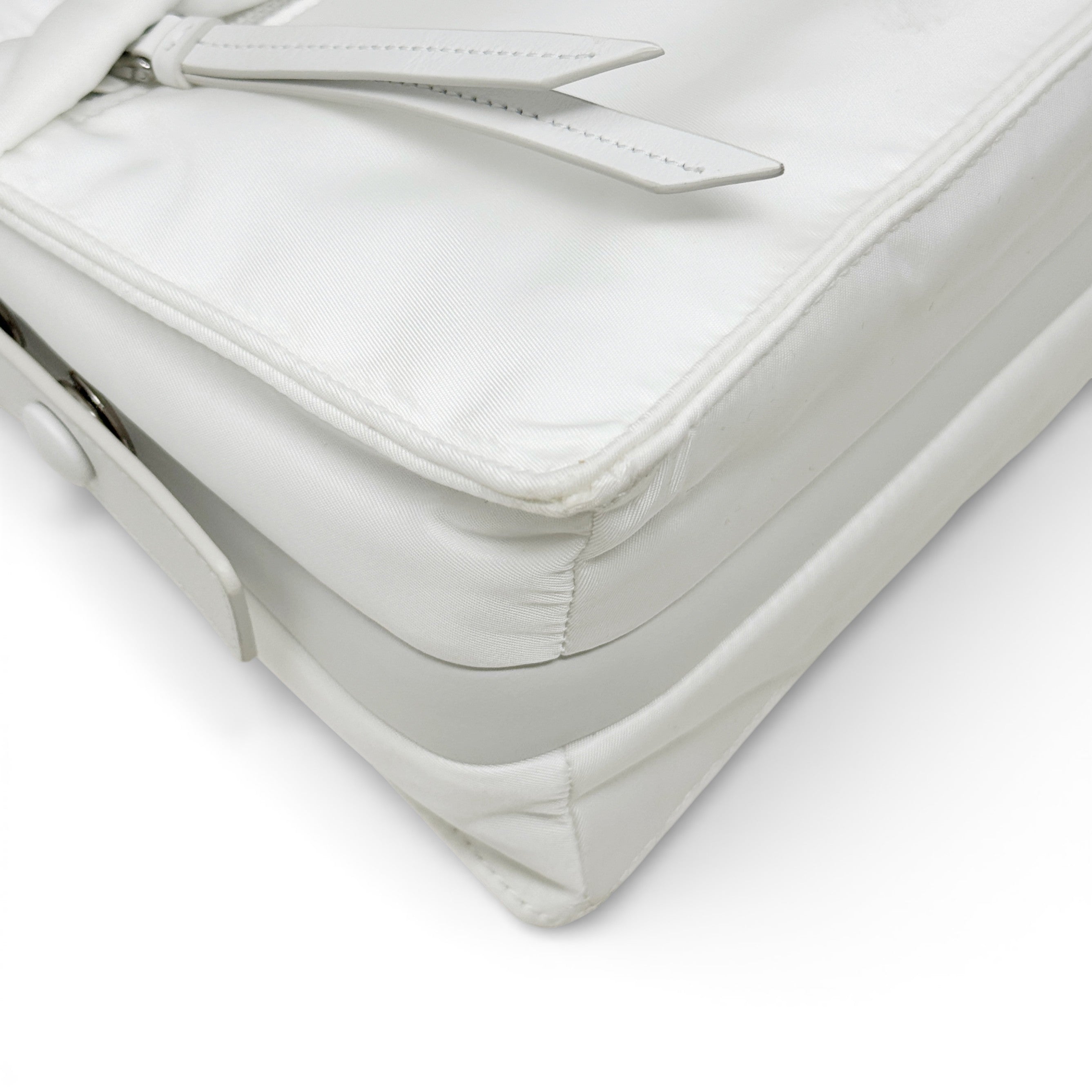 Prada White Re-Nylon Crossbody Bag