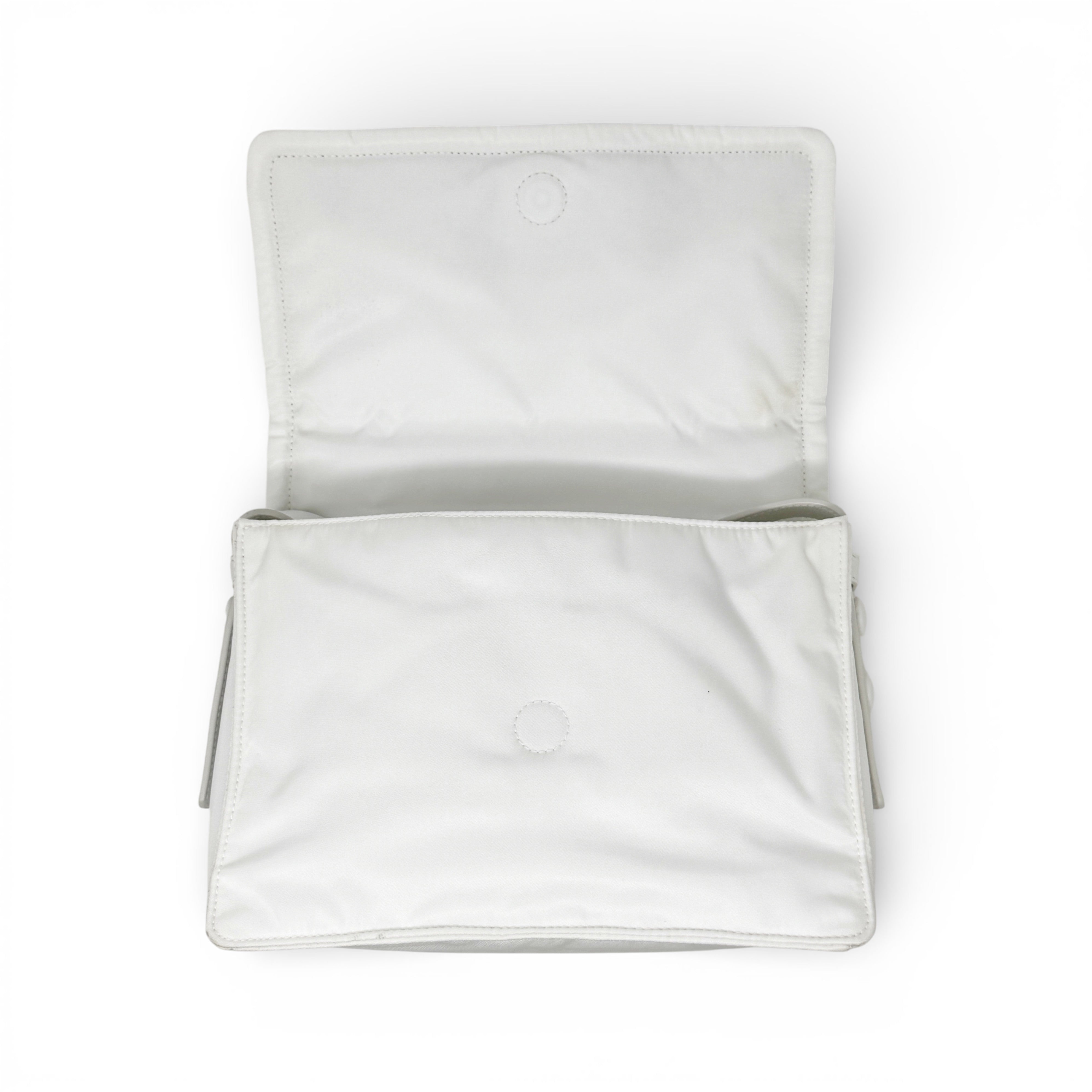 Prada White Re-Nylon Crossbody Bag