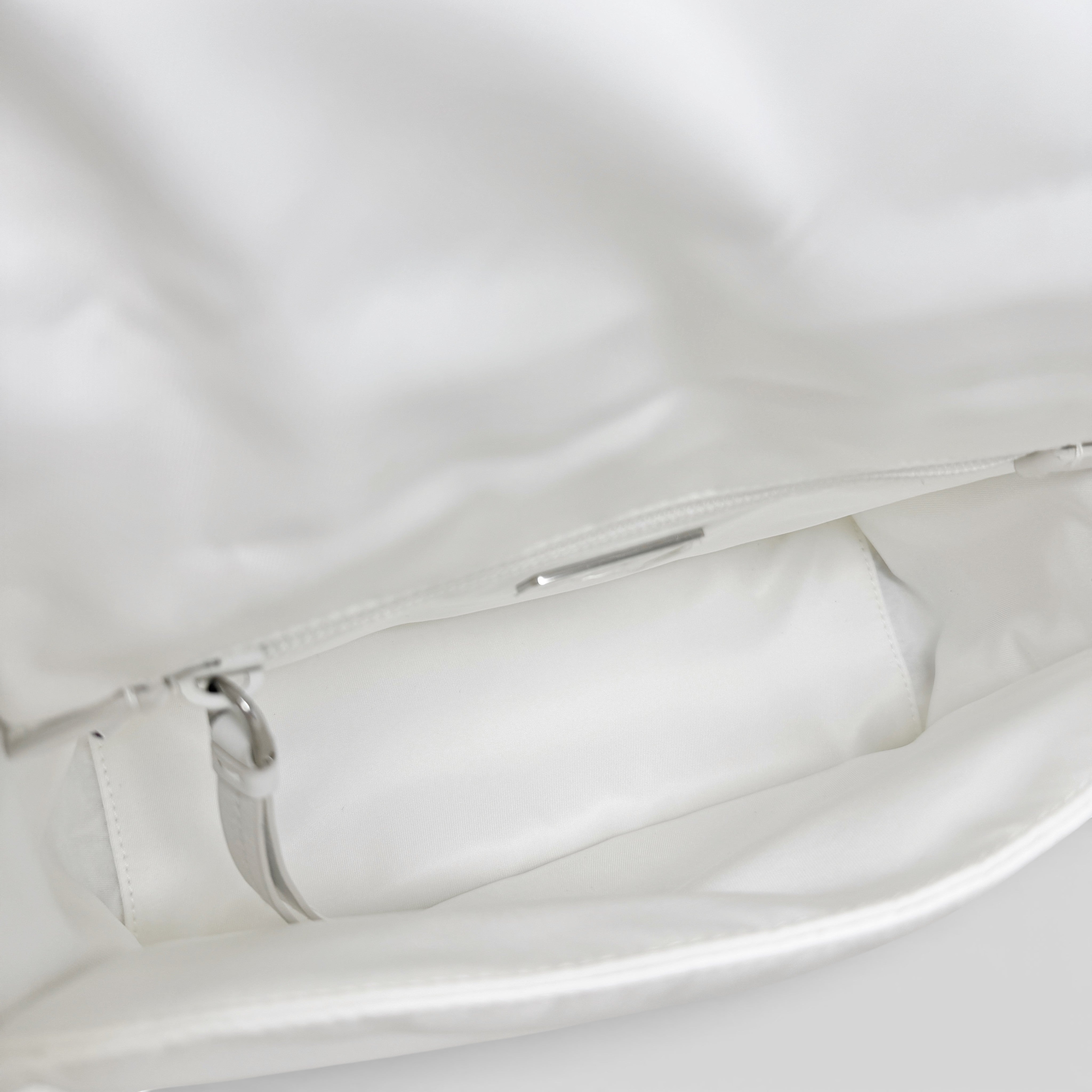 Prada White Re-Nylon Crossbody Bag