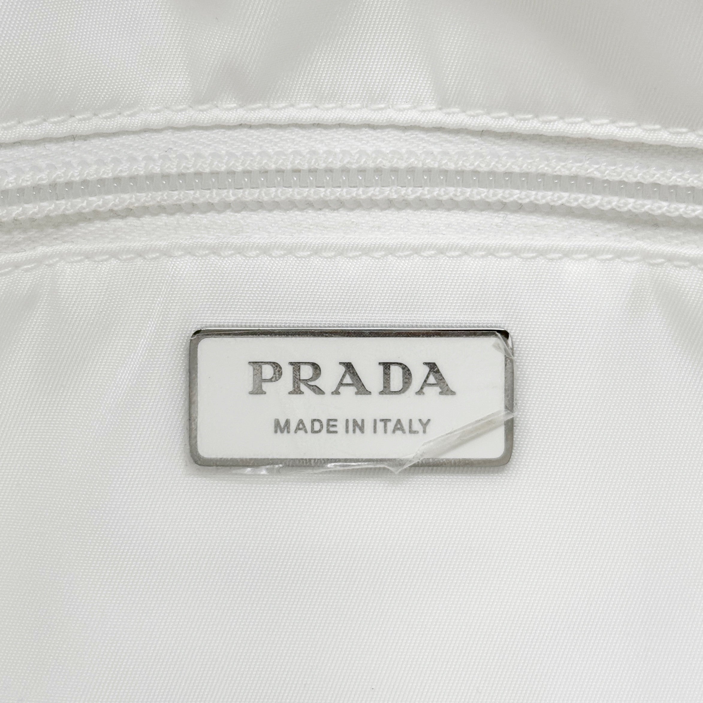 Prada White Re-Nylon Crossbody Bag