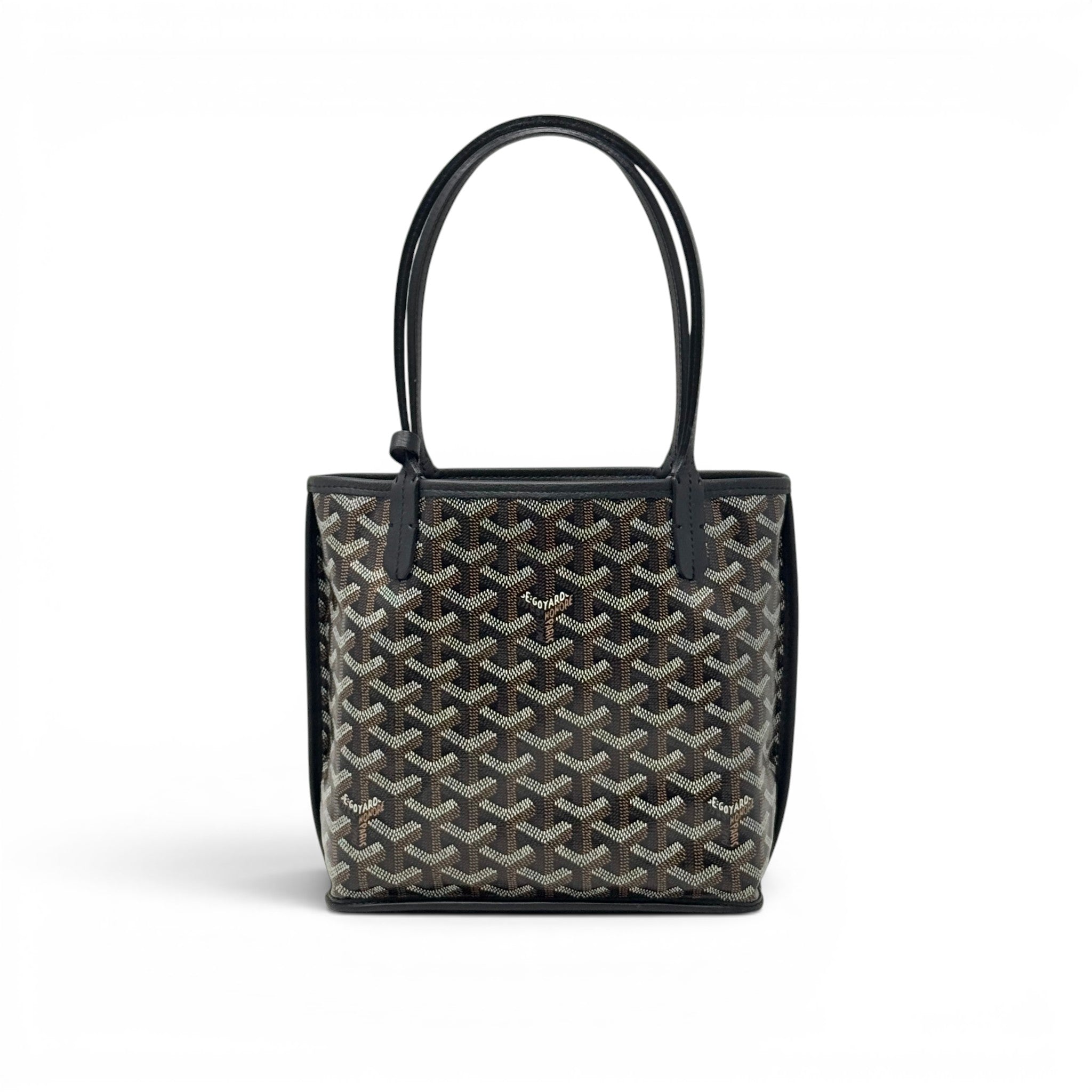 Goyard Black Mini Anjou Tote