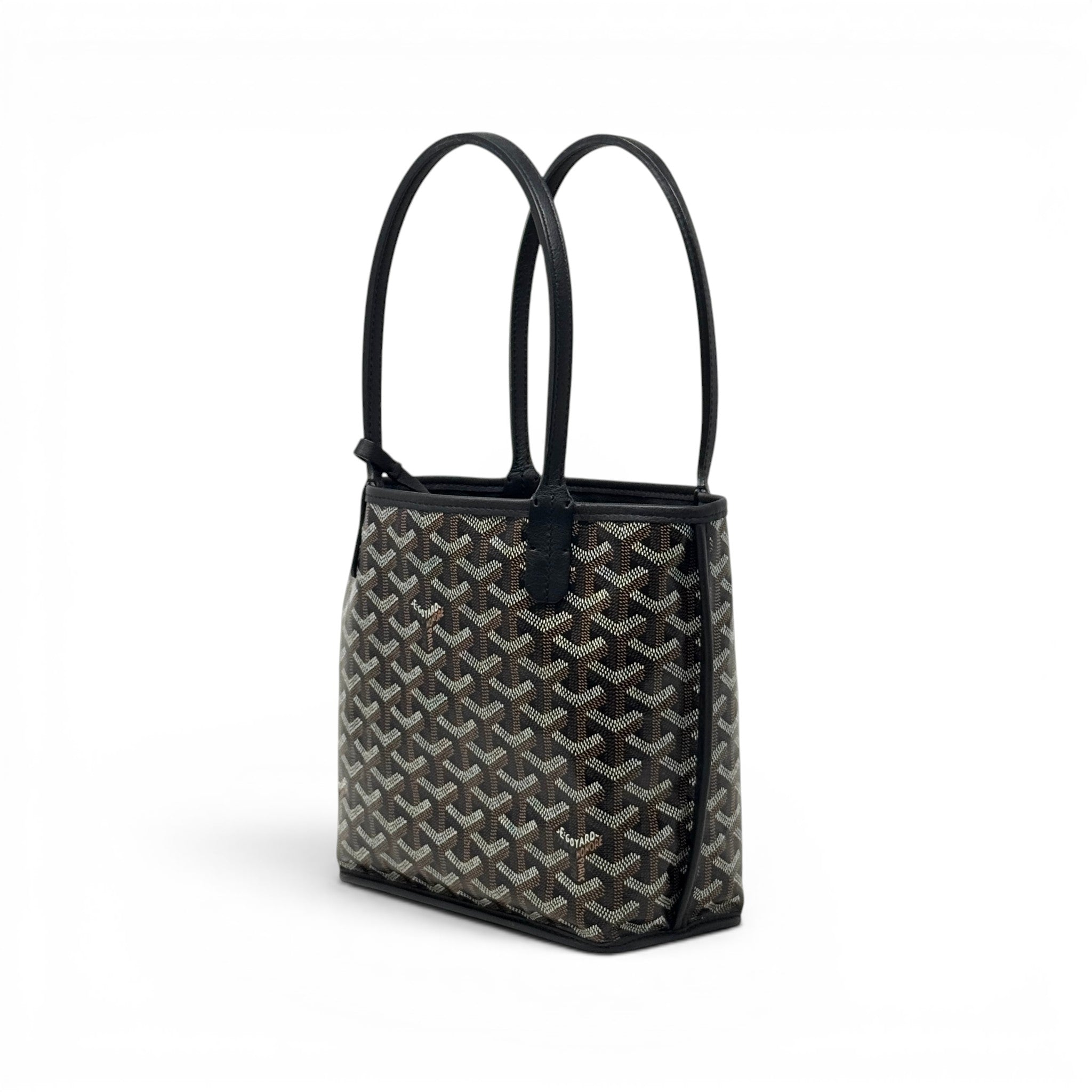 Goyard Black Mini Anjou Tote