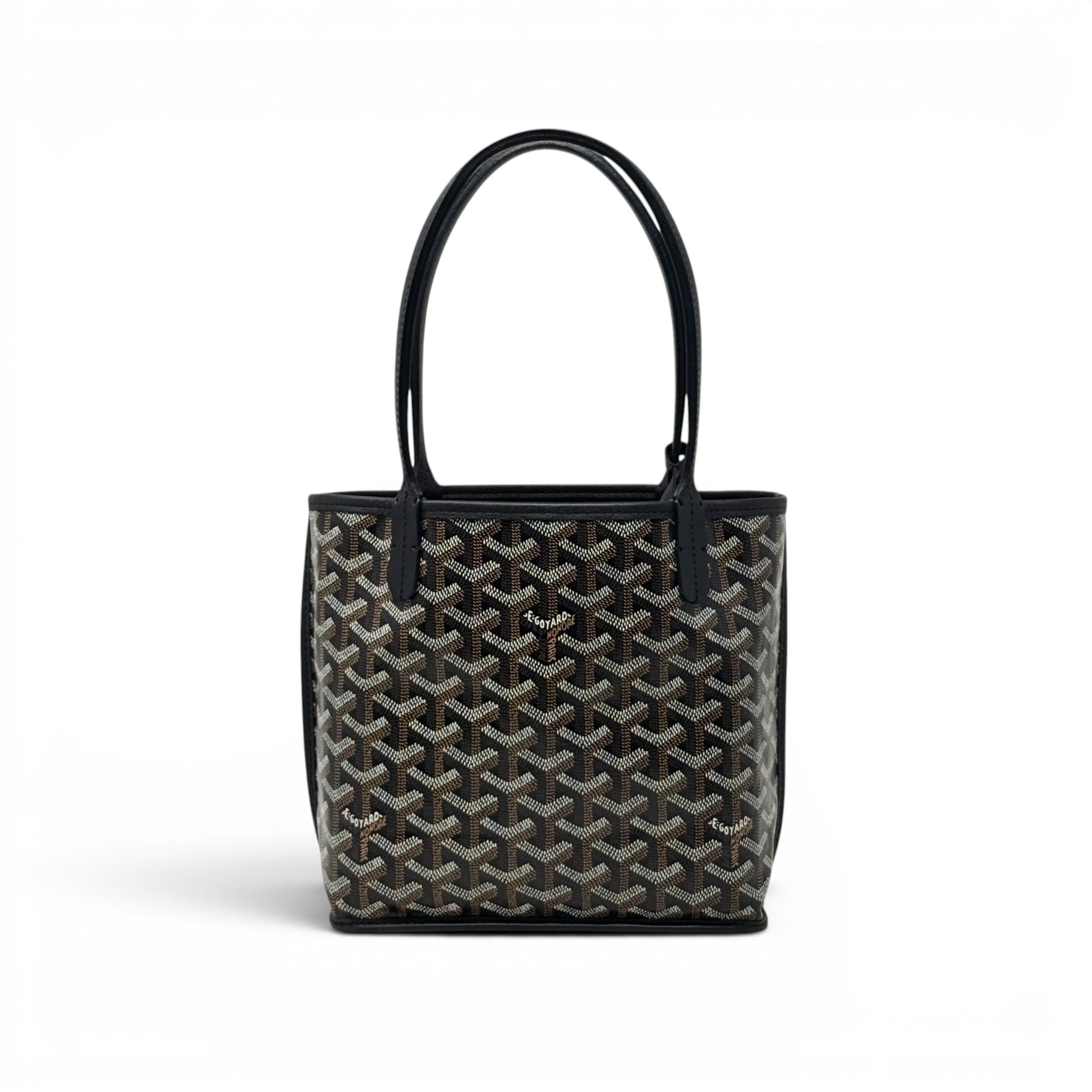 Goyard Black Mini Anjou Tote