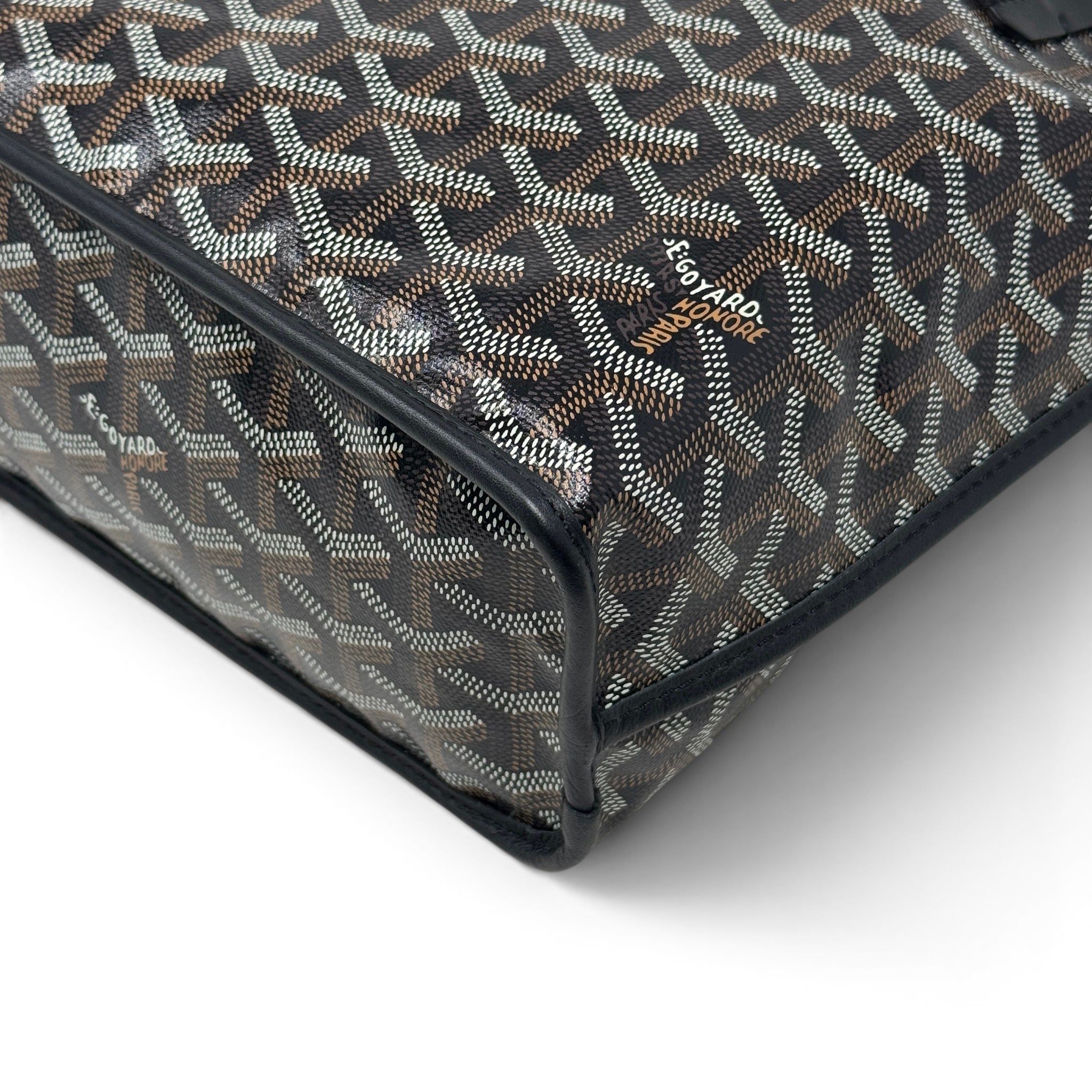 Goyard Black Mini Anjou Tote