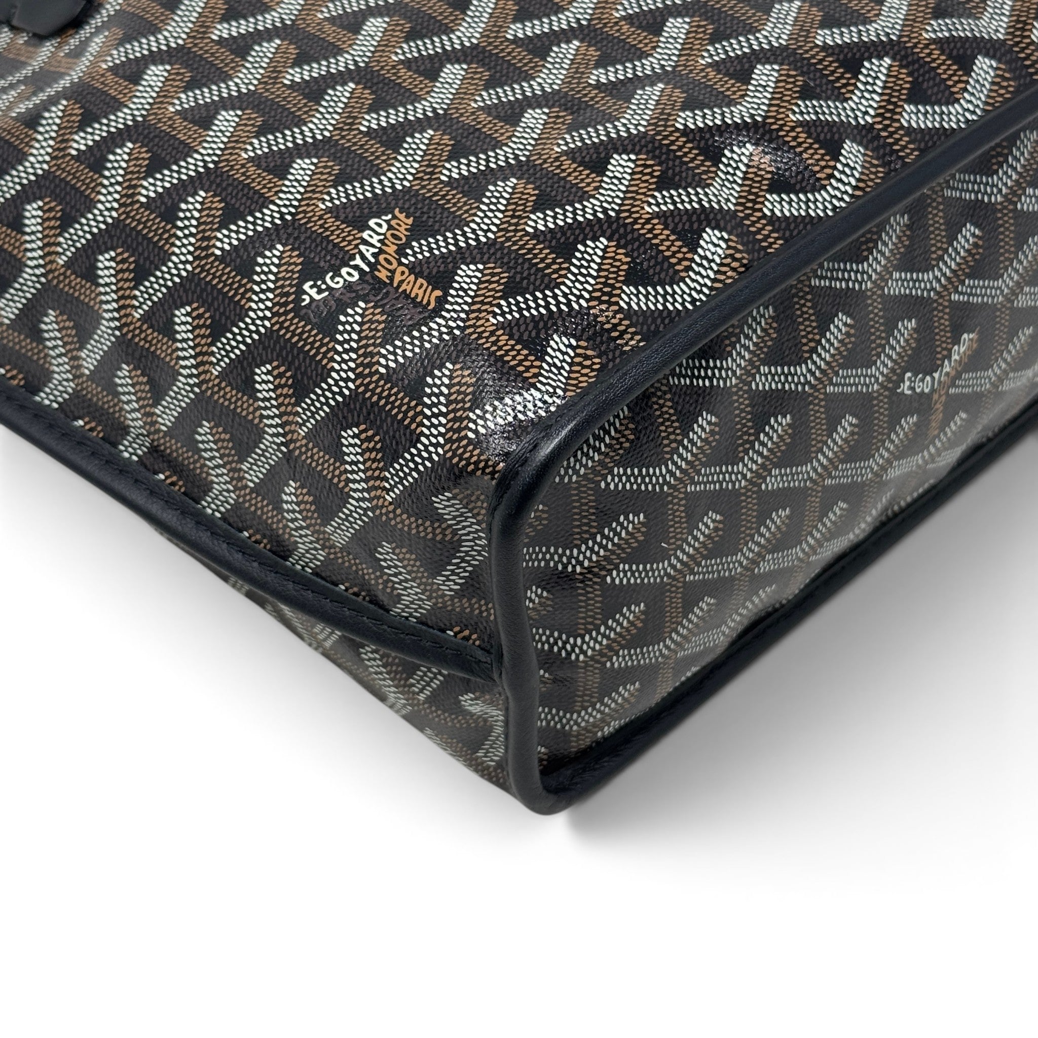 Goyard Black Mini Anjou Tote