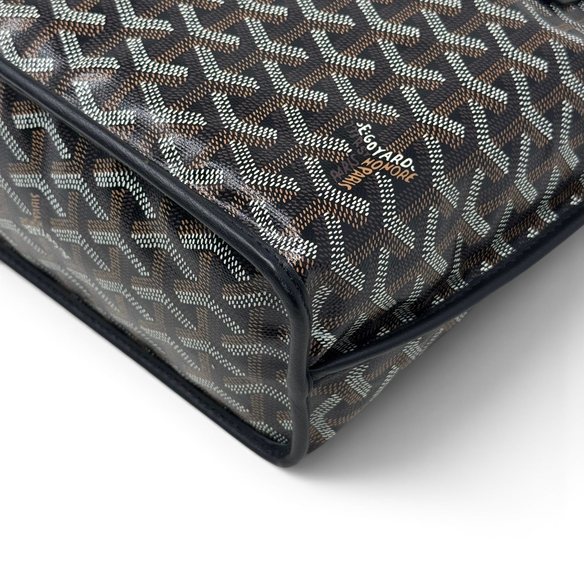Goyard Black Mini Anjou Tote