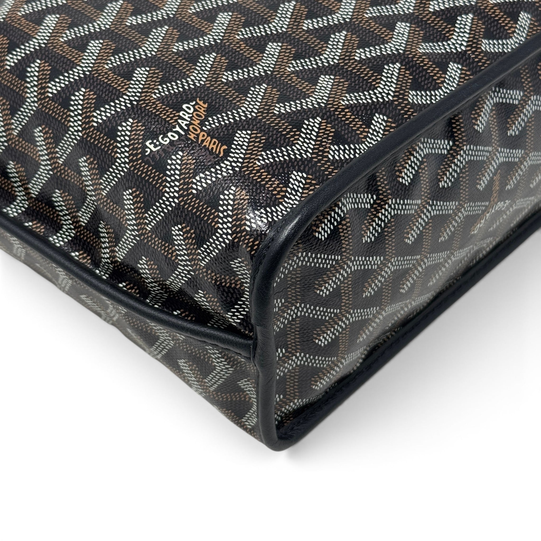 Goyard Black Mini Anjou Tote