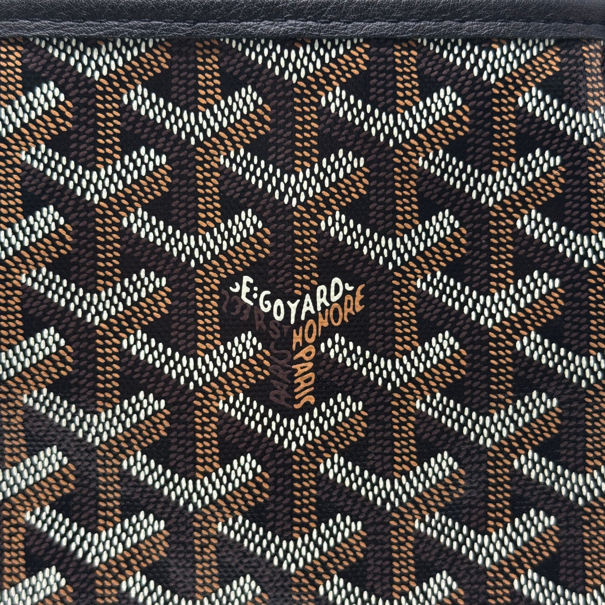 Goyard Black Mini Anjou Tote