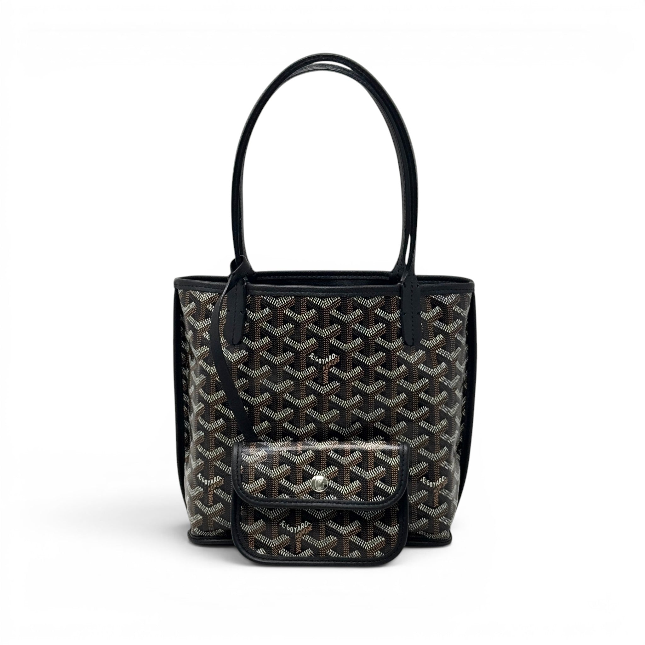 Goyard Black Mini Anjou Tote