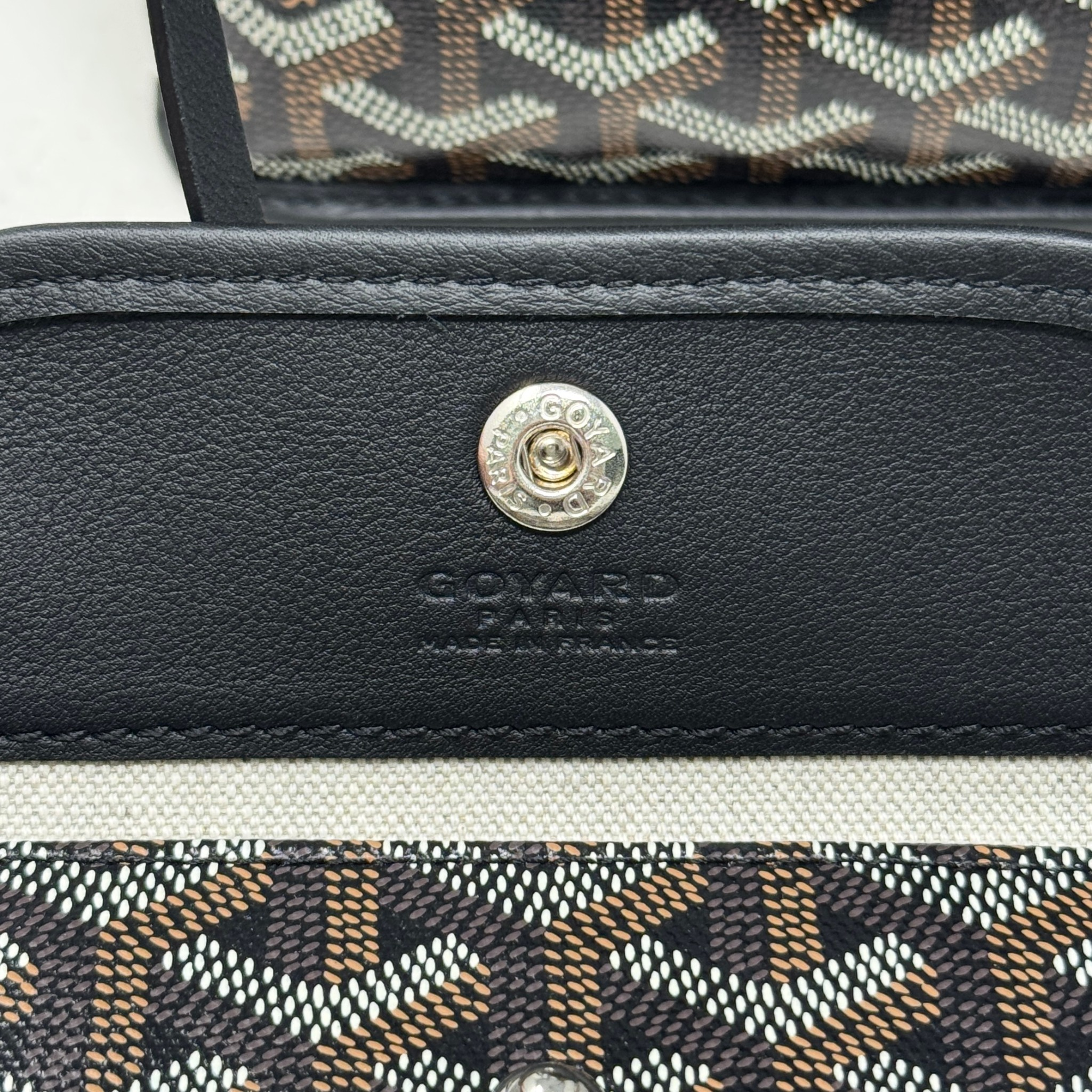 Goyard Black Mini Anjou Tote