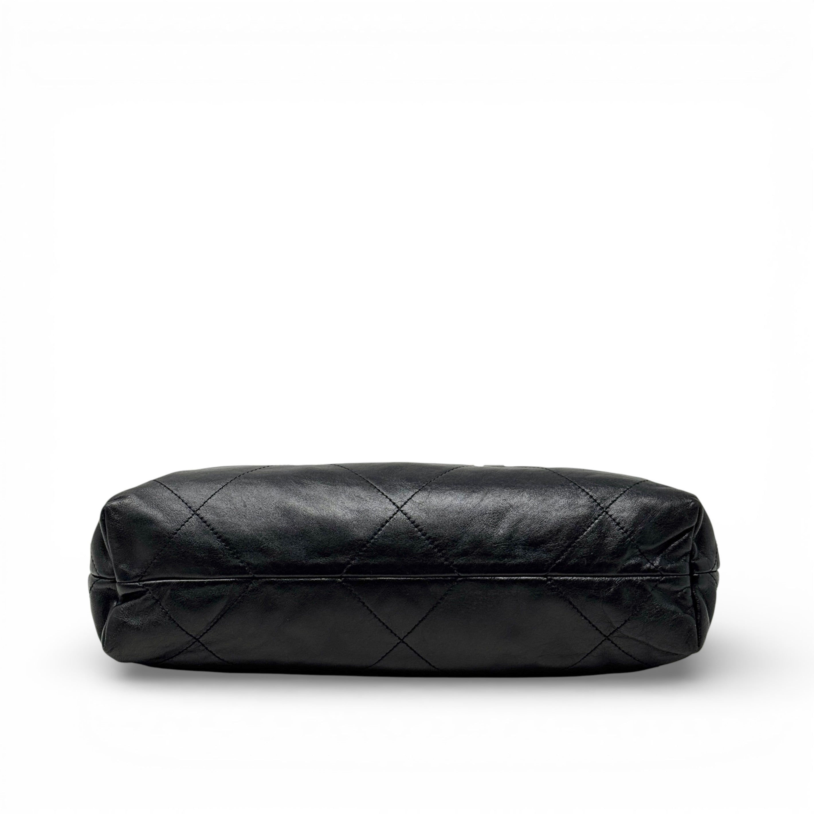 Chanel Black Small 22 Hobo With Pouch