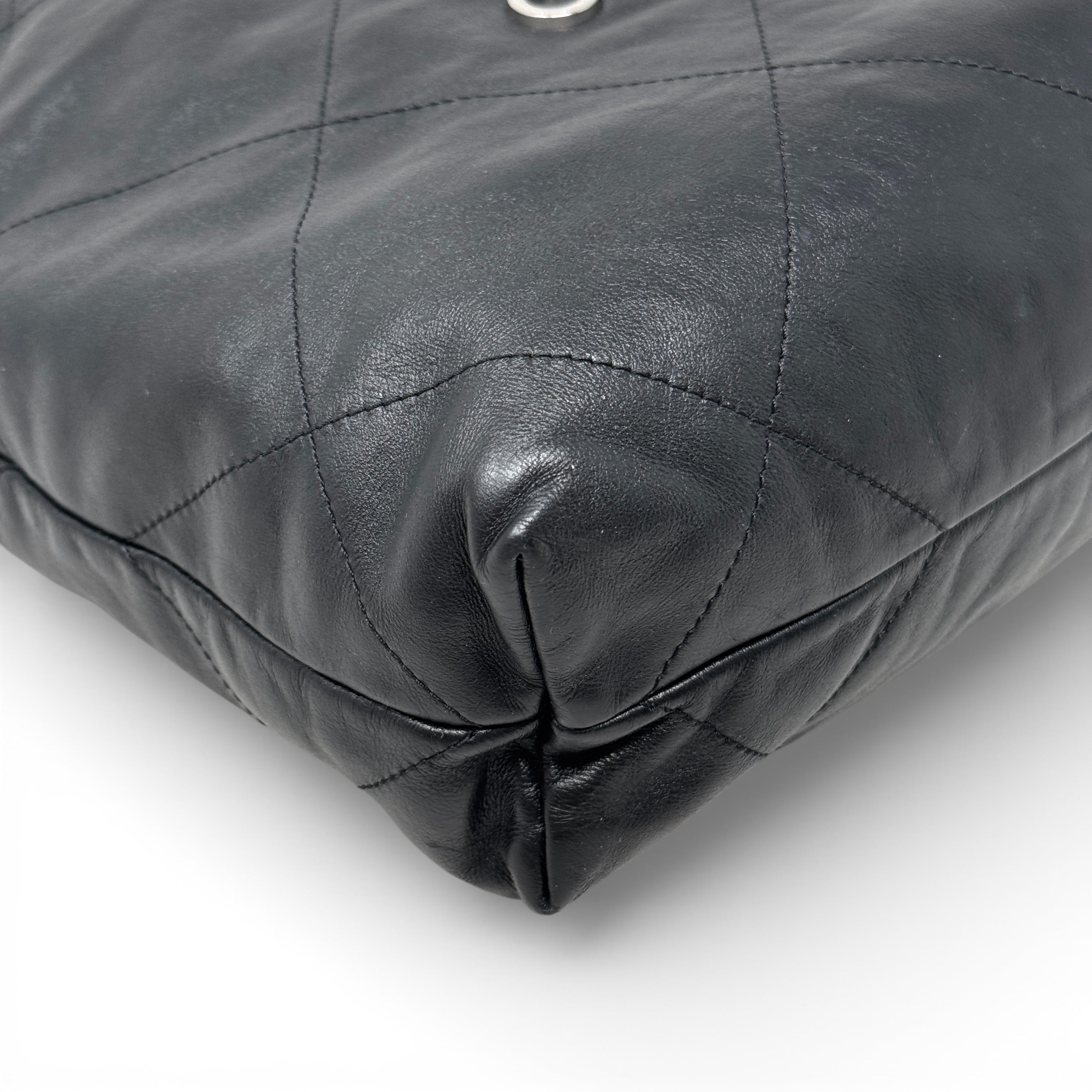 Chanel Black Small 22 Hobo With Pouch