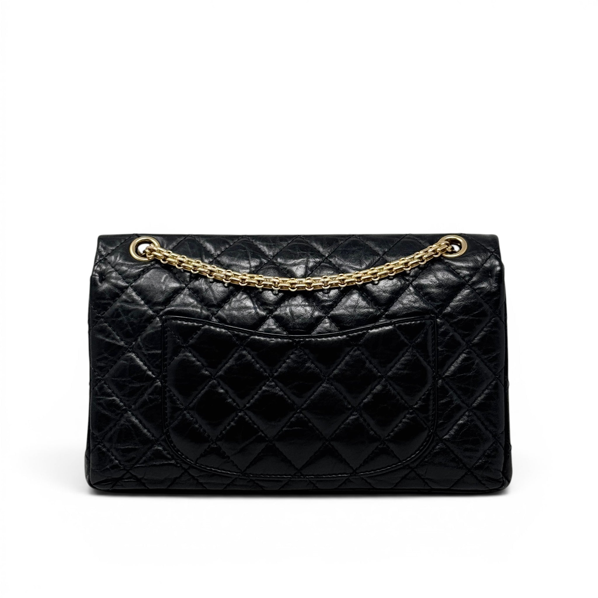 Chanel Black Calfskin 2.55 Reissue 266