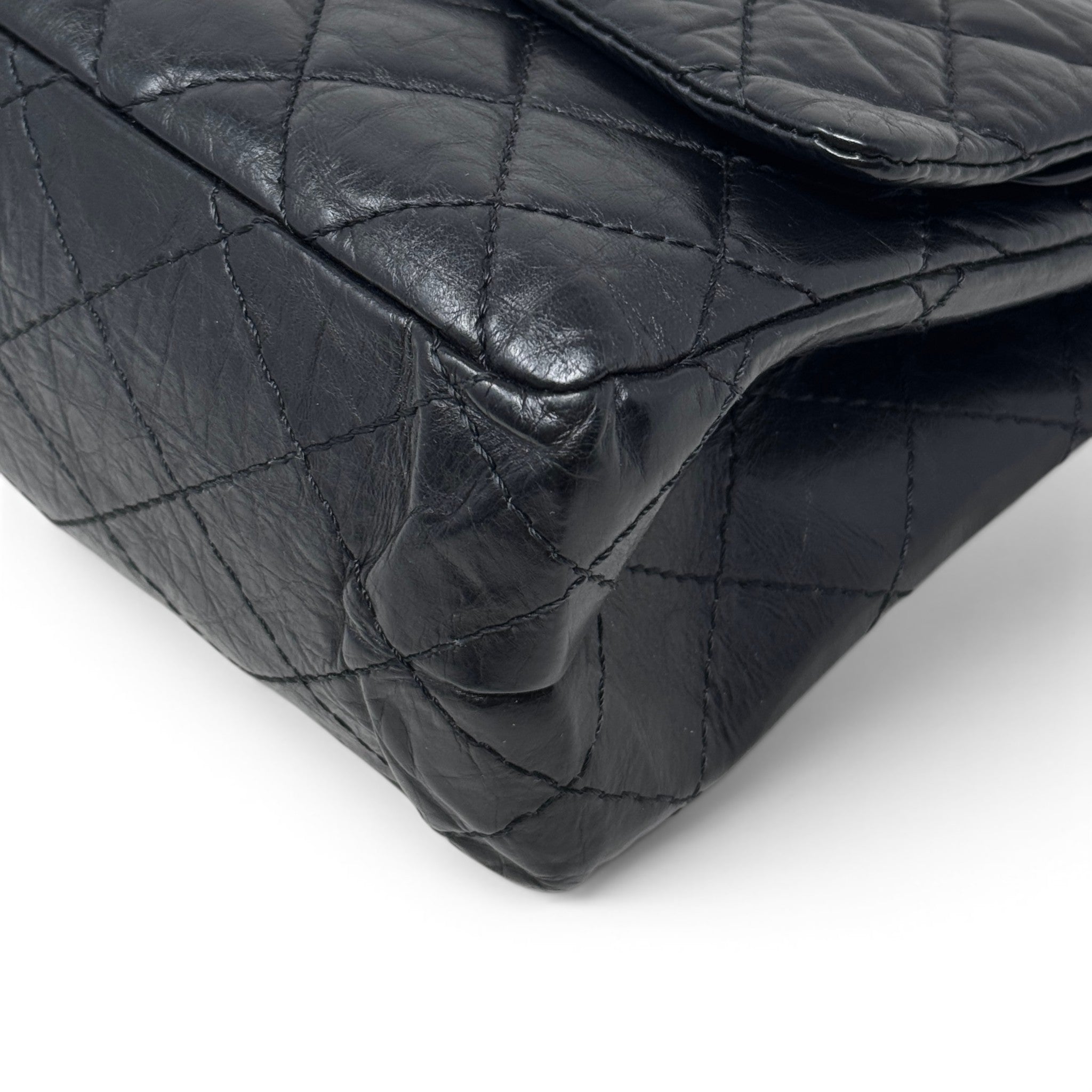 Chanel Black Calfskin 2.55 Reissue 266