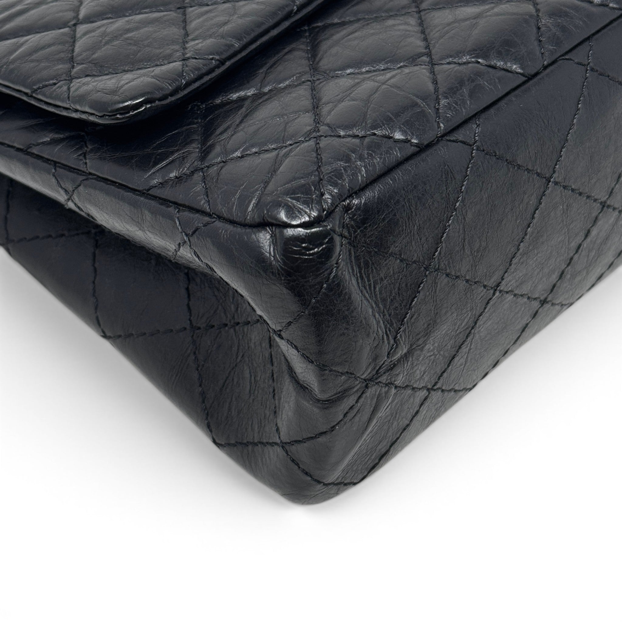 Chanel Black Calfskin 2.55 Reissue 266
