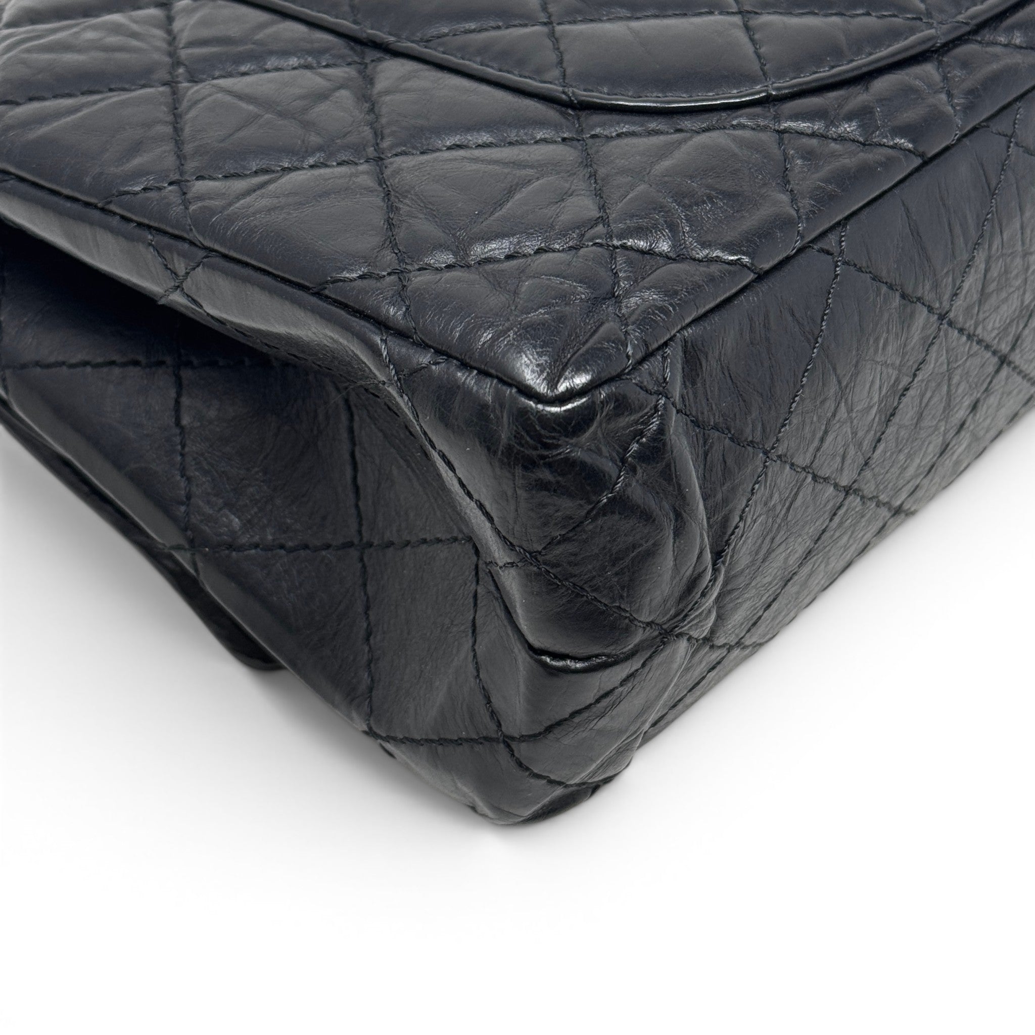 Chanel Black Calfskin 2.55 Reissue 266