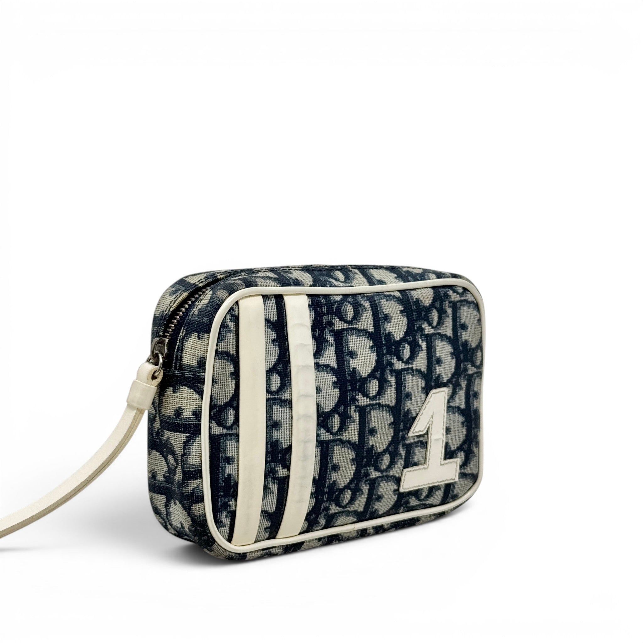 Dior Blue Trotter Vintage Cosmetic Pouch