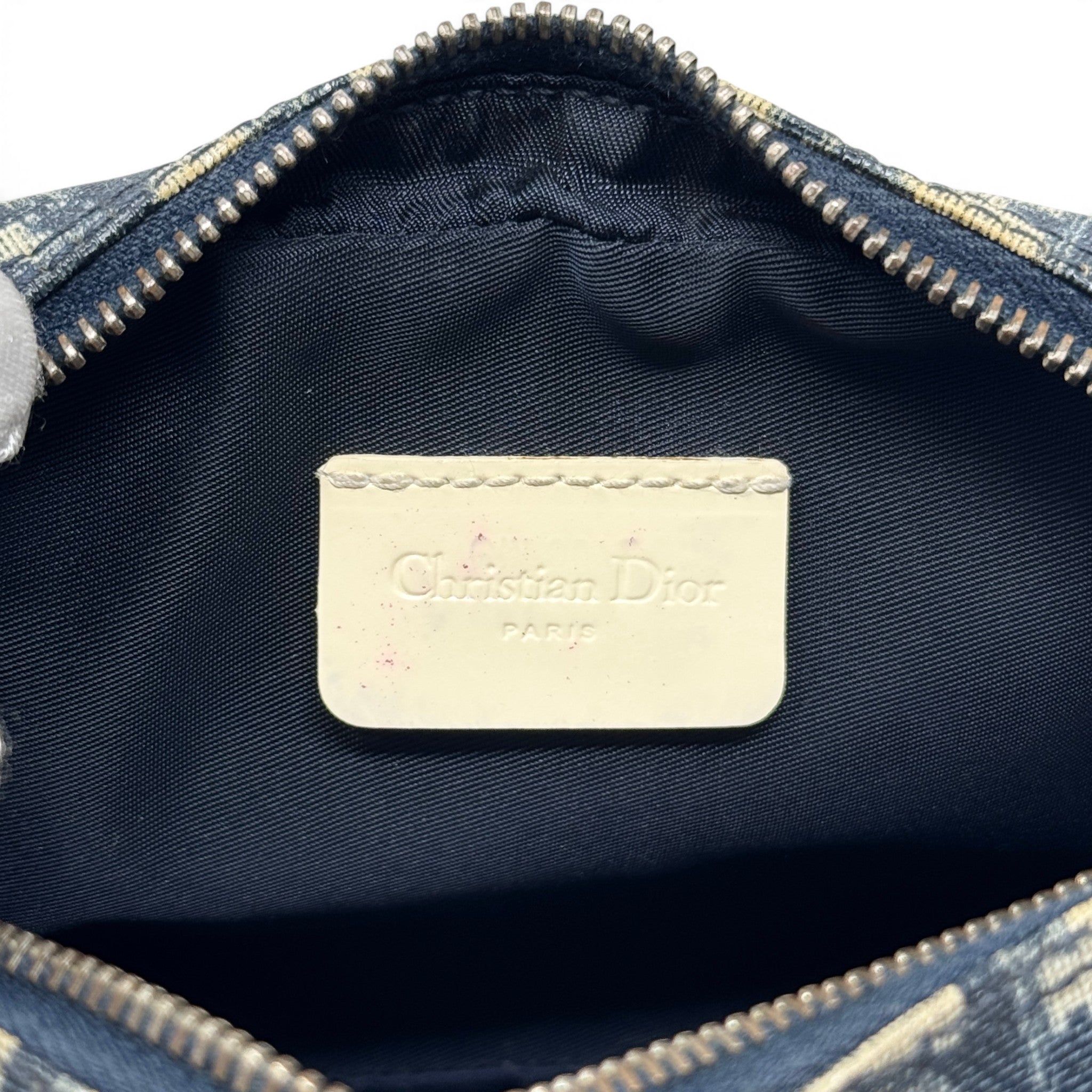 Dior Blue Trotter Vintage Cosmetic Pouch