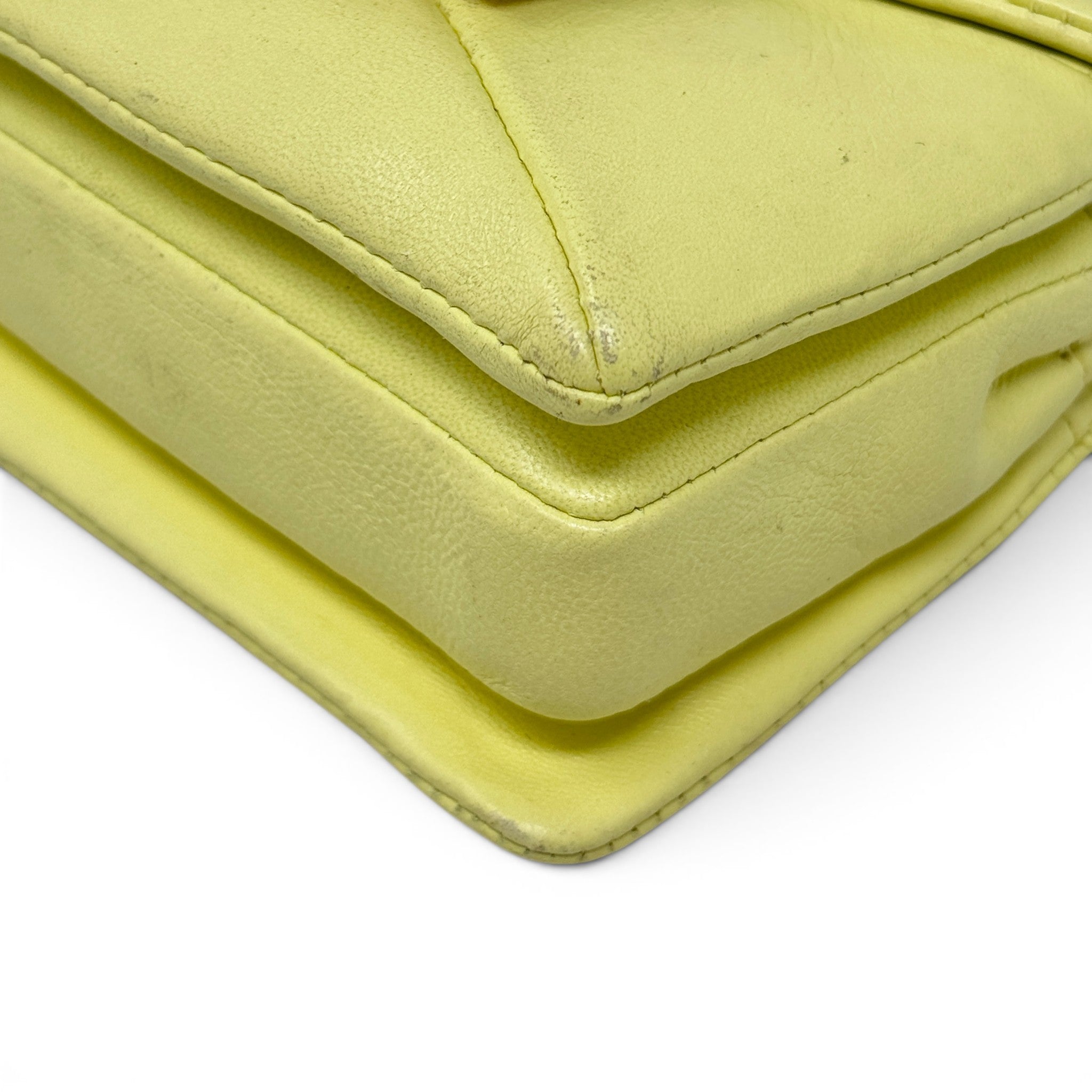Valentino Yellow Mini One Stud Bag