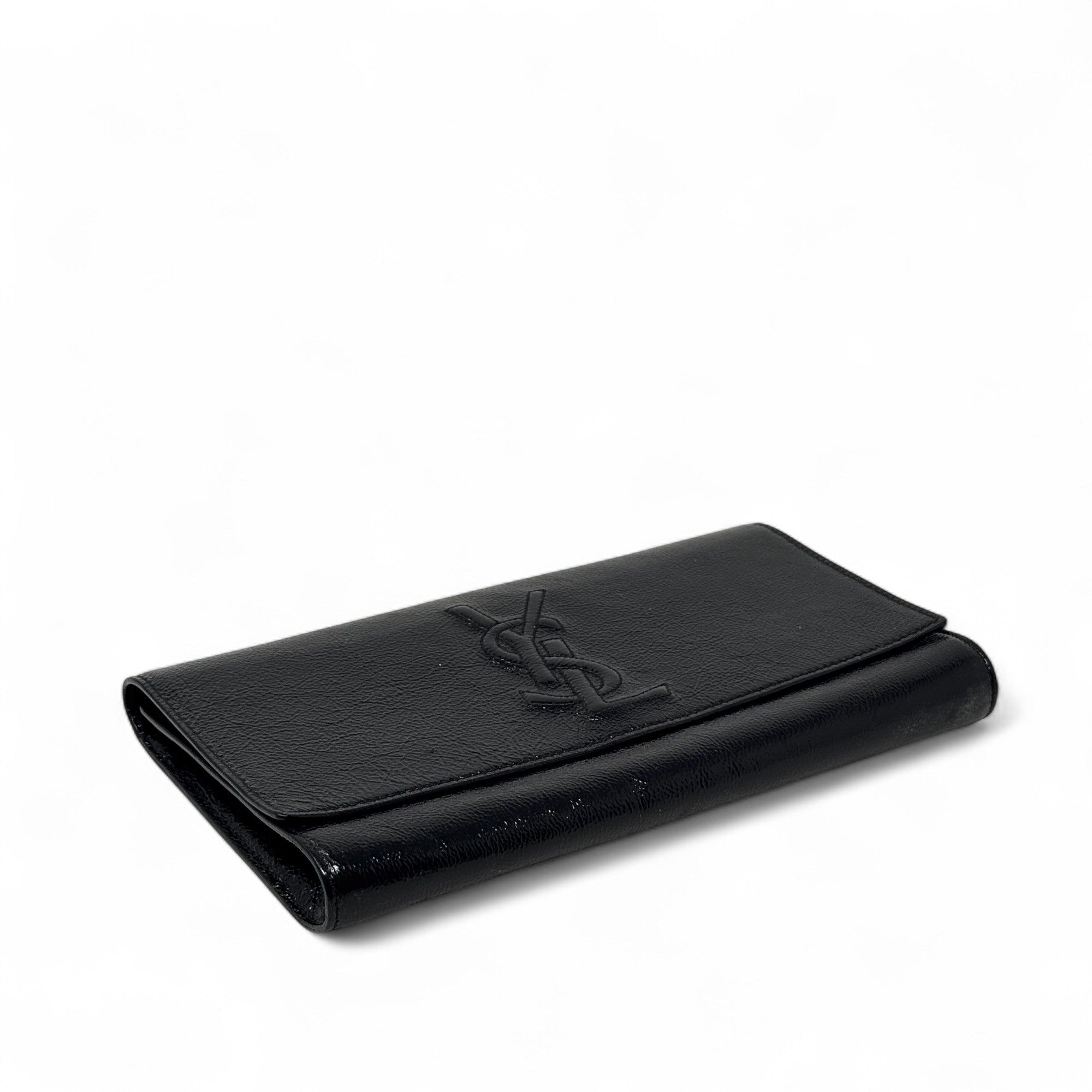 Saint Laurent Black Belle Du Jour Clutch