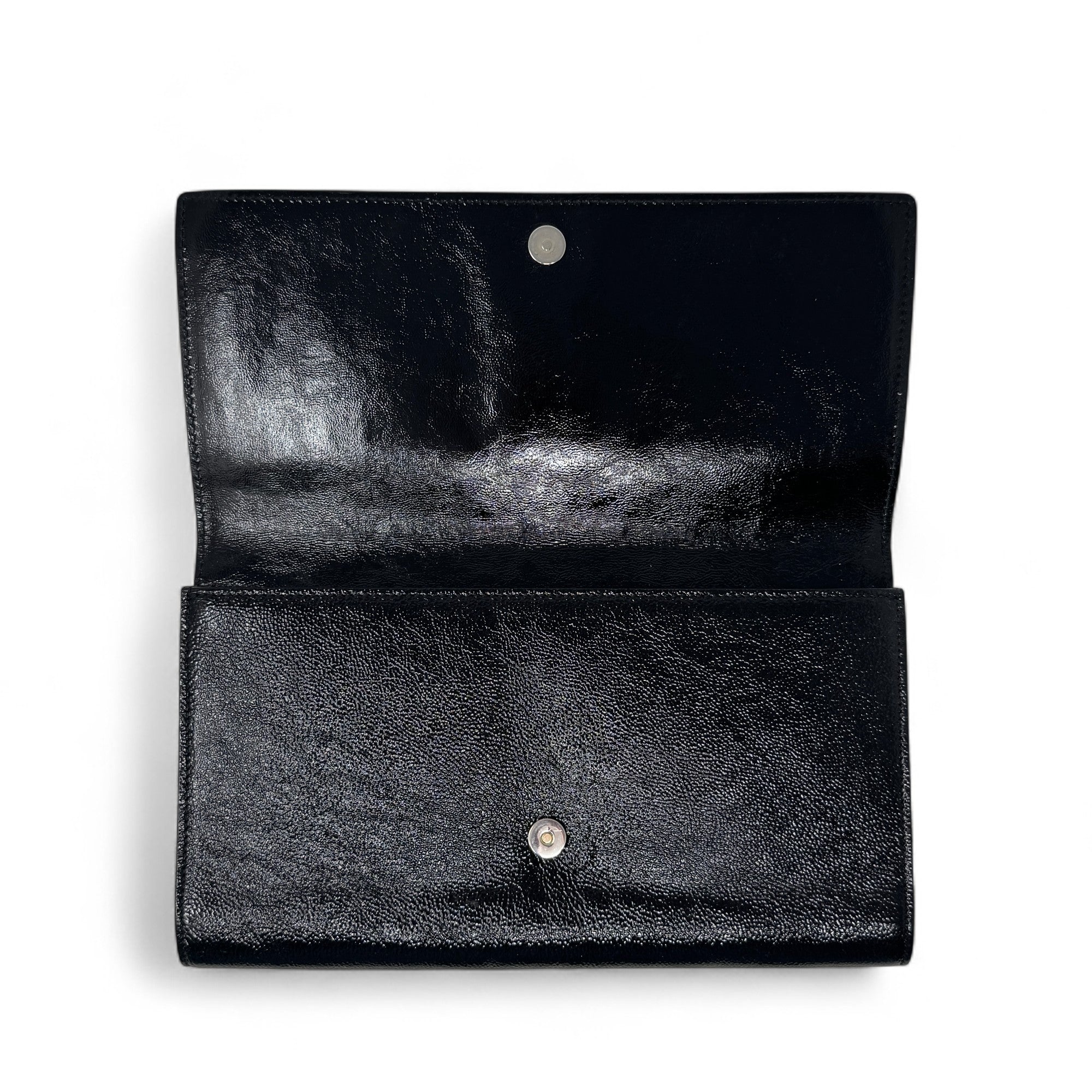 Saint Laurent Black Belle Du Jour Clutch