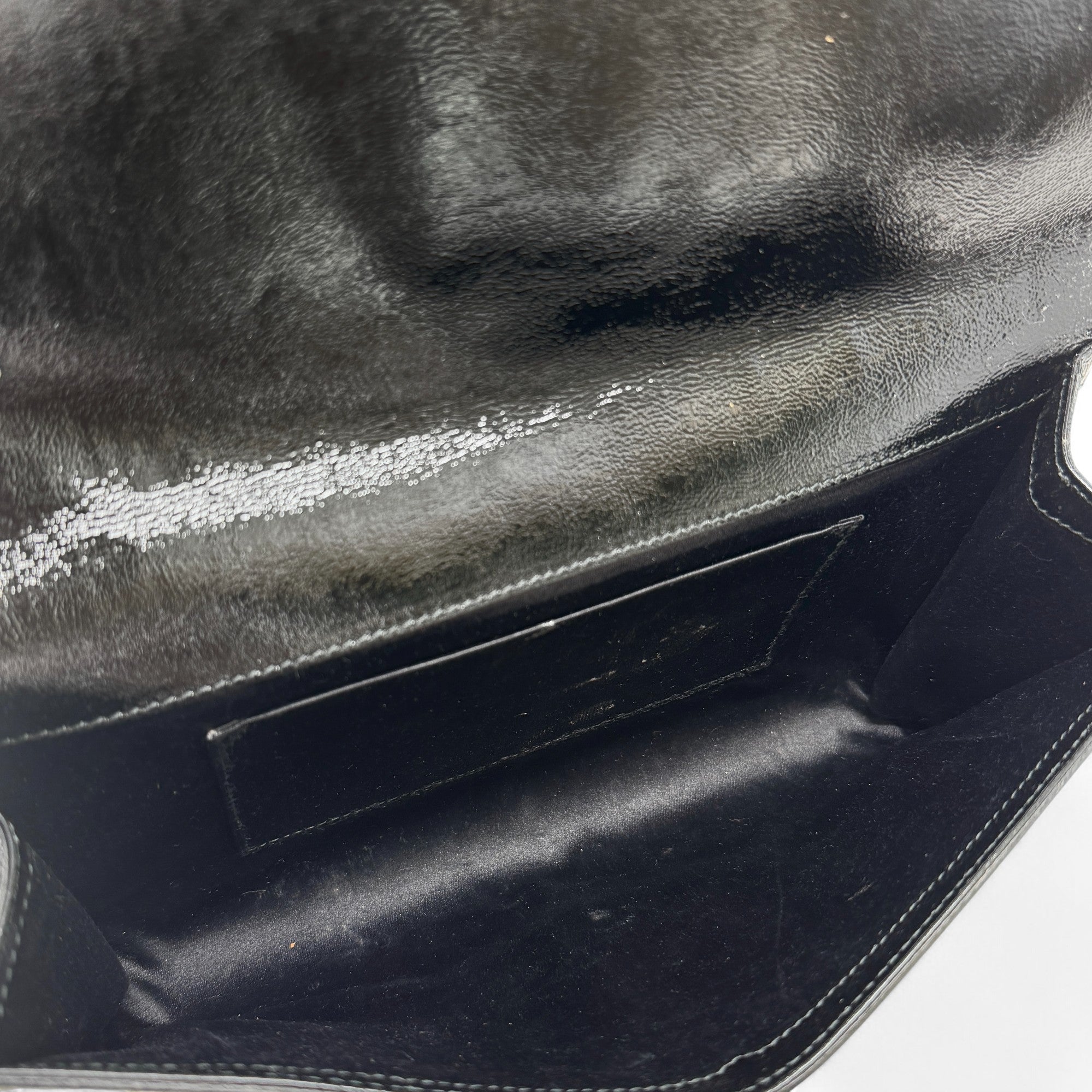 Saint Laurent Black Belle Du Jour Clutch