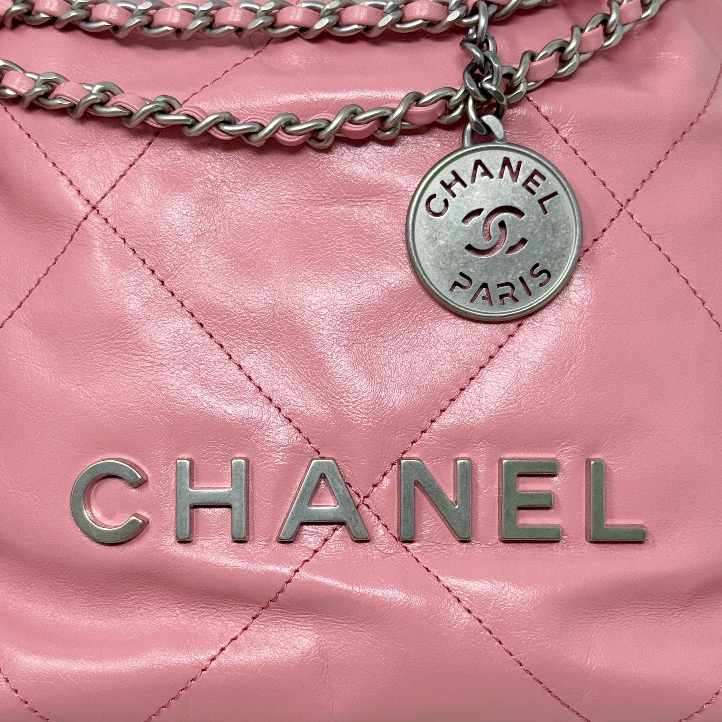 Chanel Pink Mini 22 Hobo