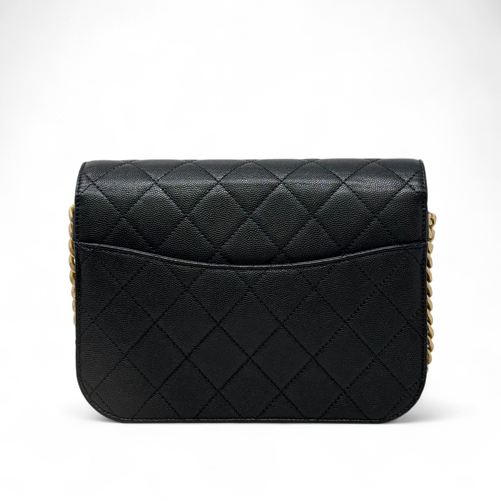 Chanel Black City Curve Messenger