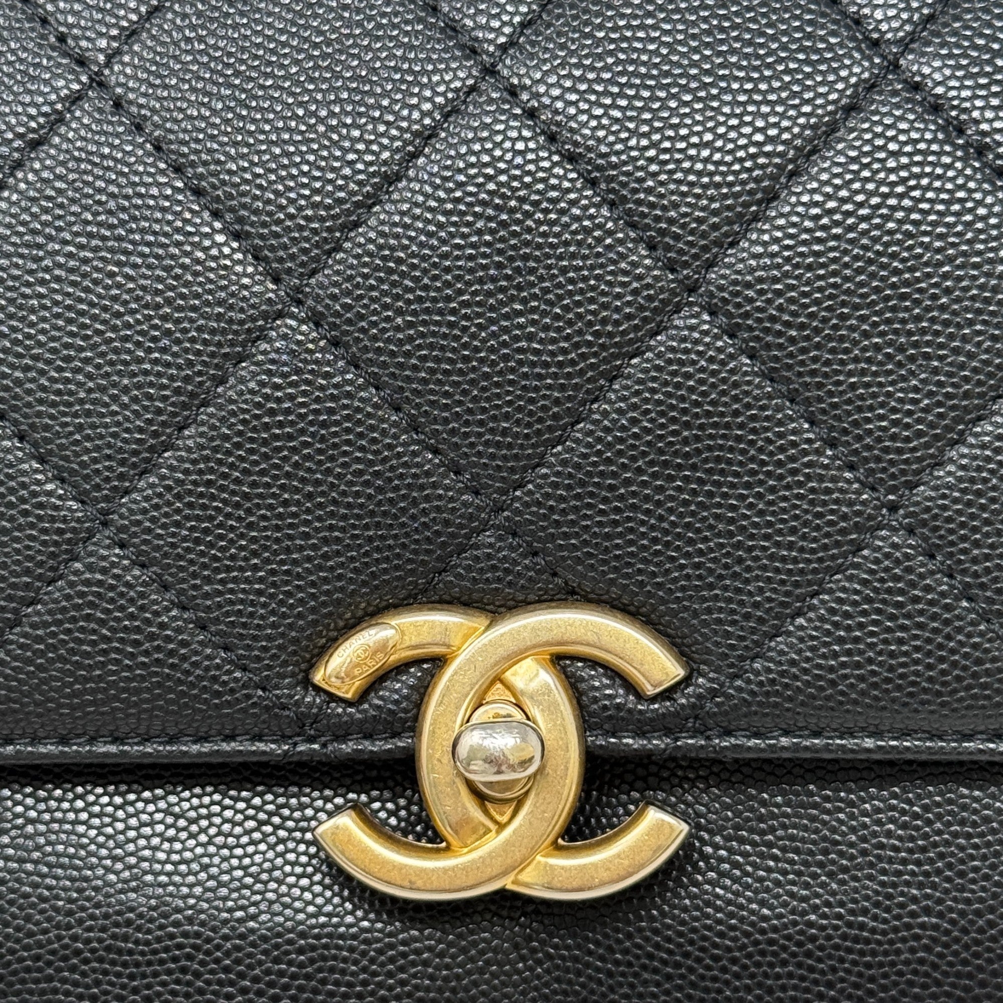 Chanel Black City Curve Messenger