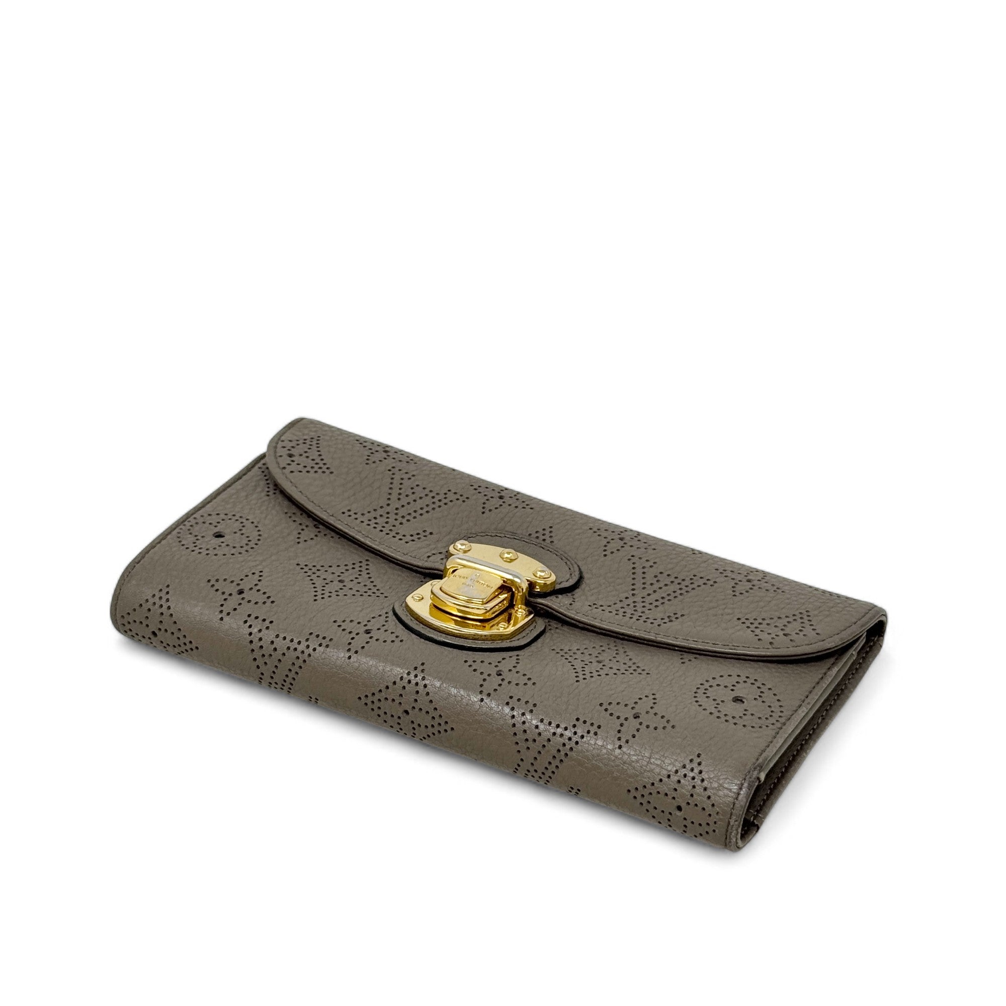 Louis Vuitton Grey Mahina Amelia Wallet