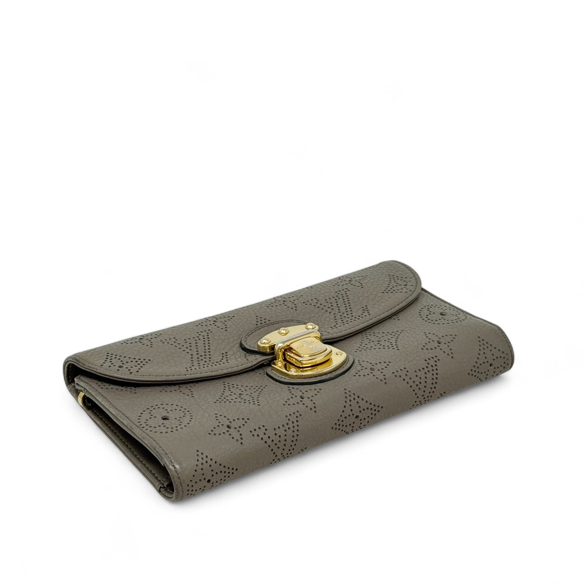 Louis Vuitton Grey Mahina Amelia Wallet