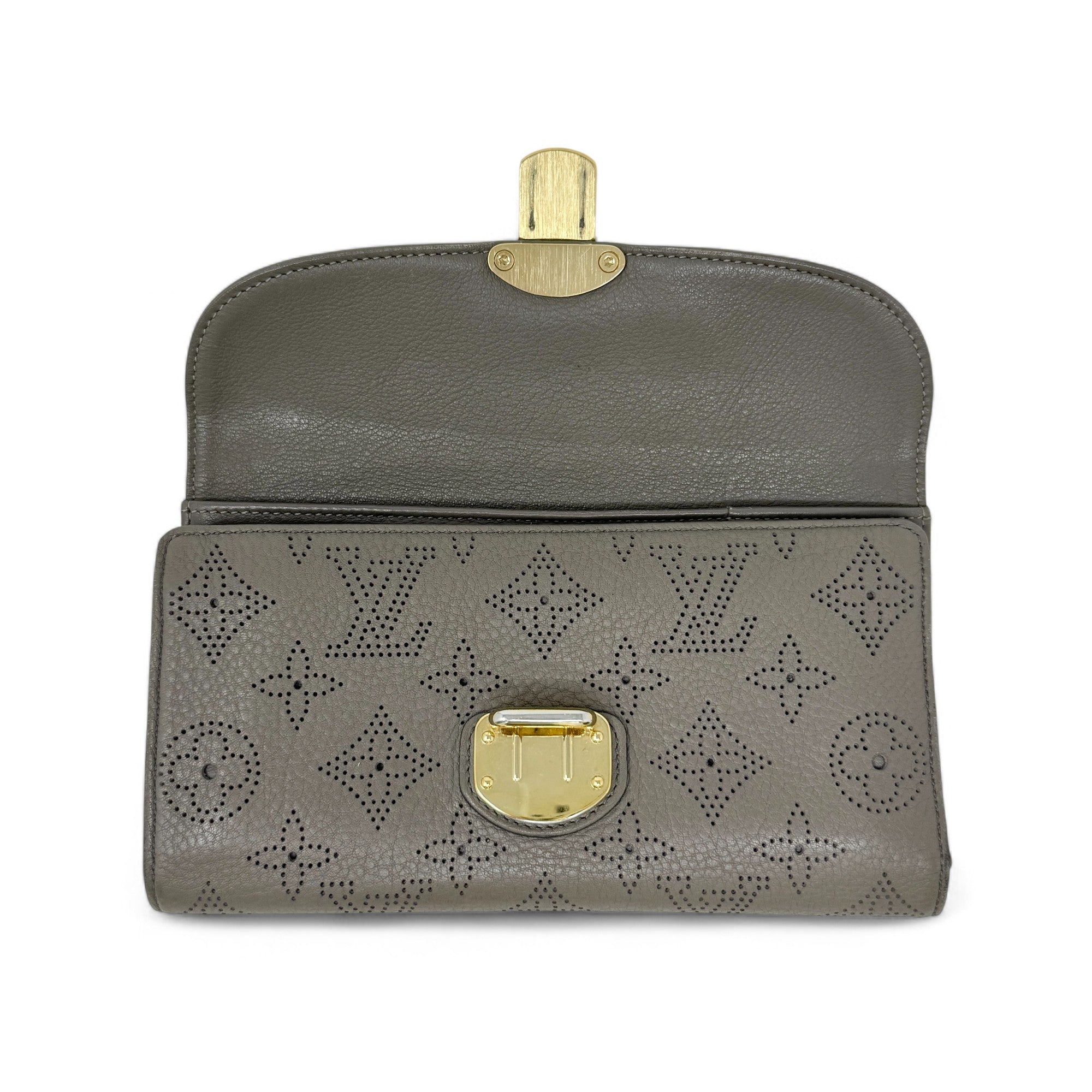 Louis Vuitton Grey Mahina Amelia Wallet