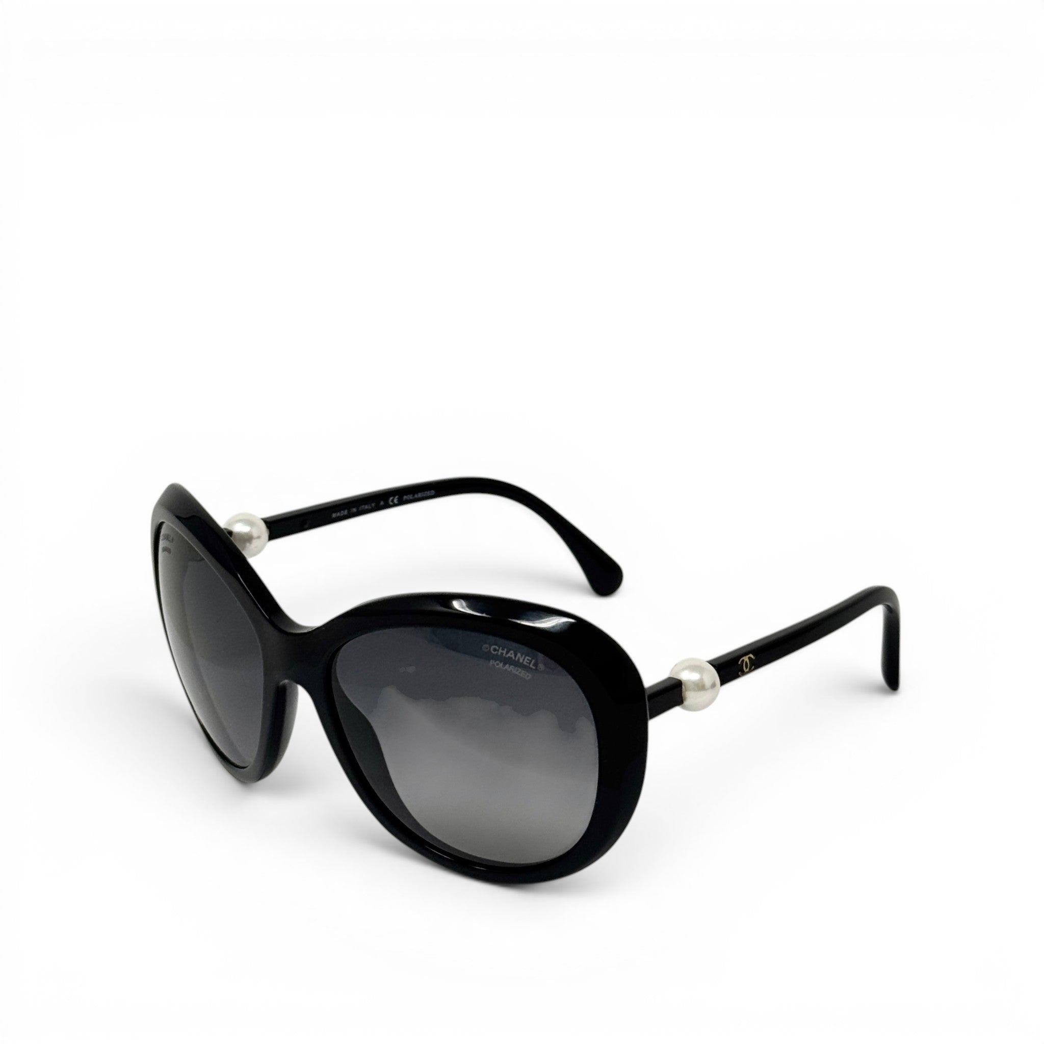 Chanel Black Pearl Polarized Sunglasses 5302-H