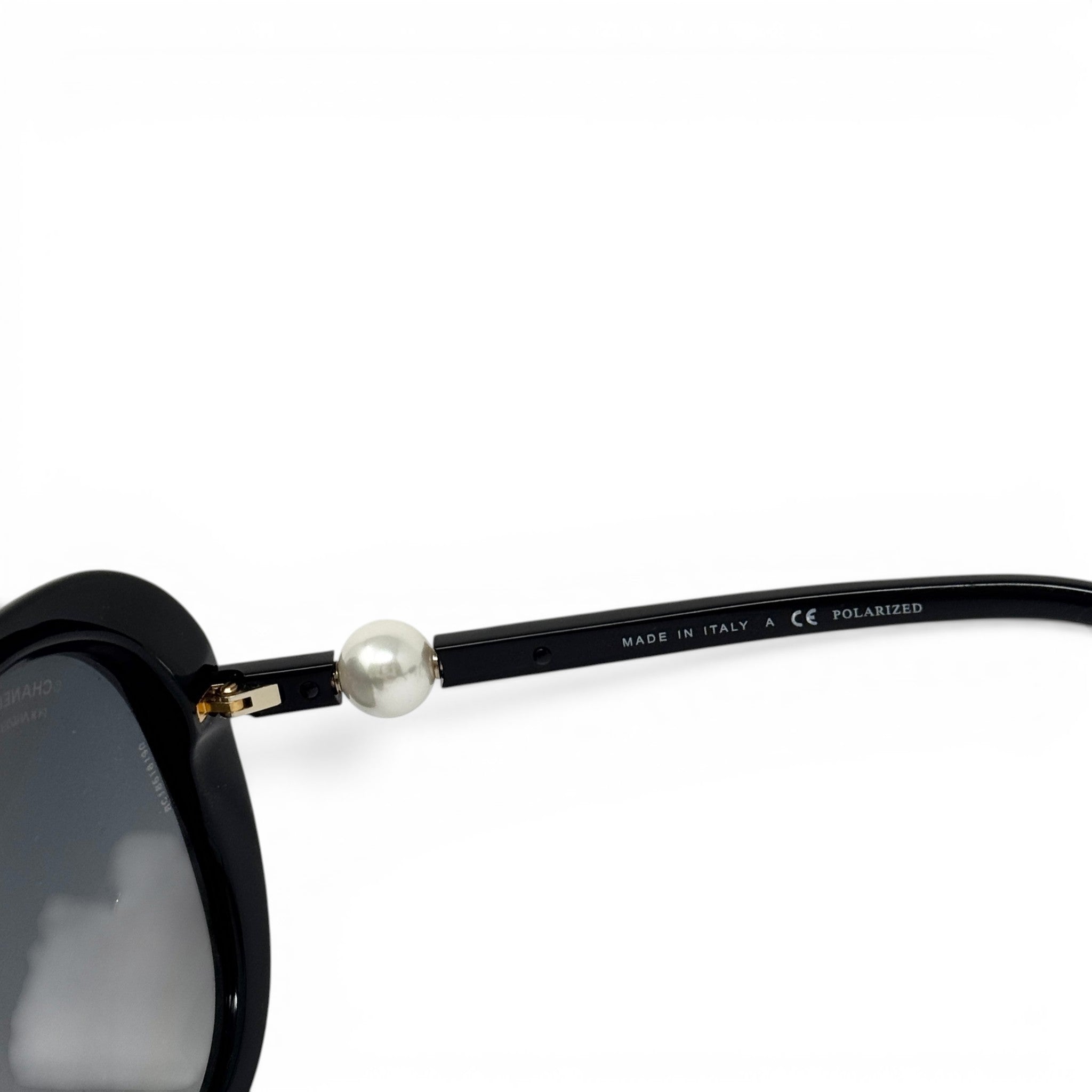 Chanel Black Pearl Polarized Sunglasses 5302-H