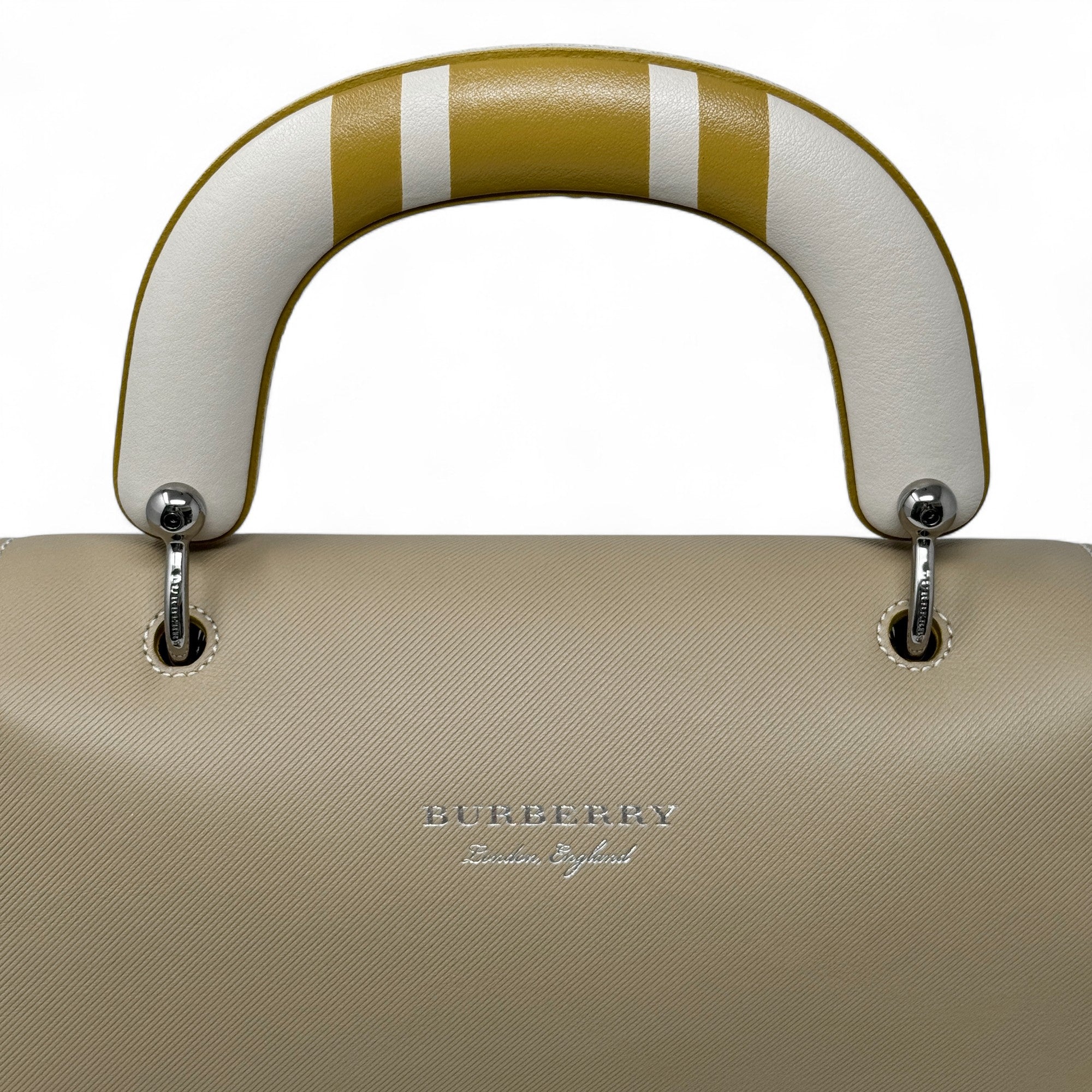Burberry Ochre Medium Trench Top Handle Bag