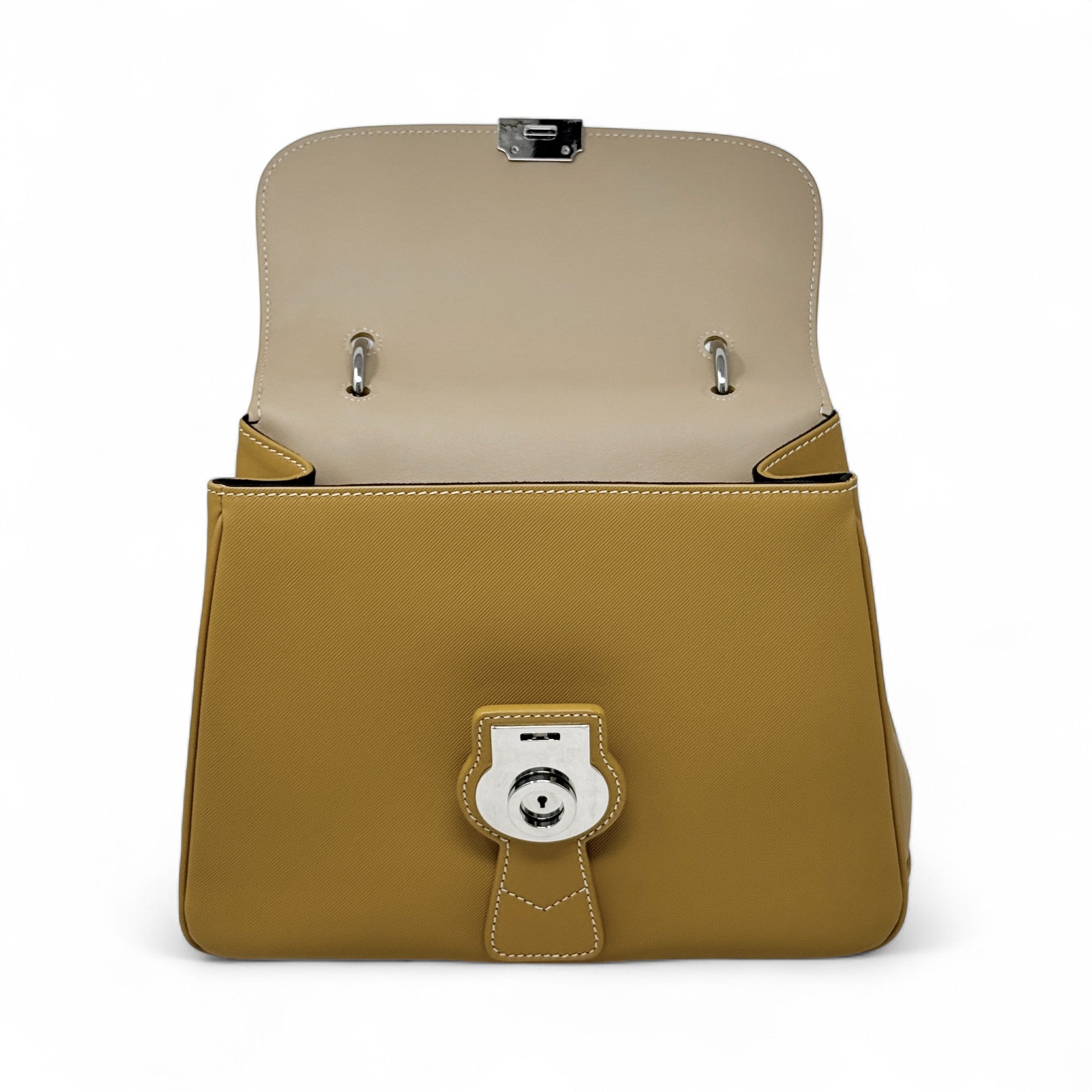 Burberry Ochre Medium Trench Top Handle Bag